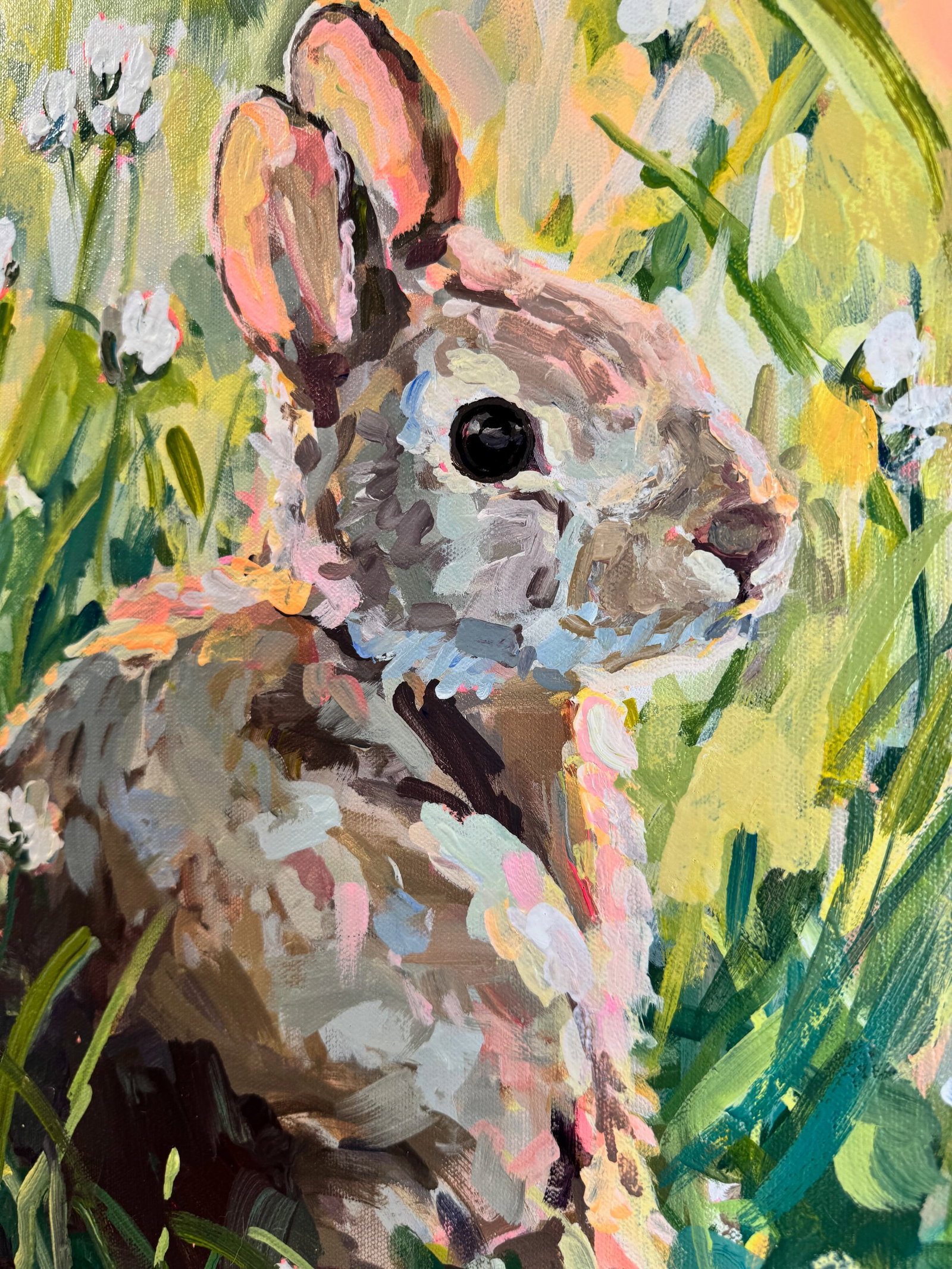 Bunny Painting I by Erin Tapp - 8