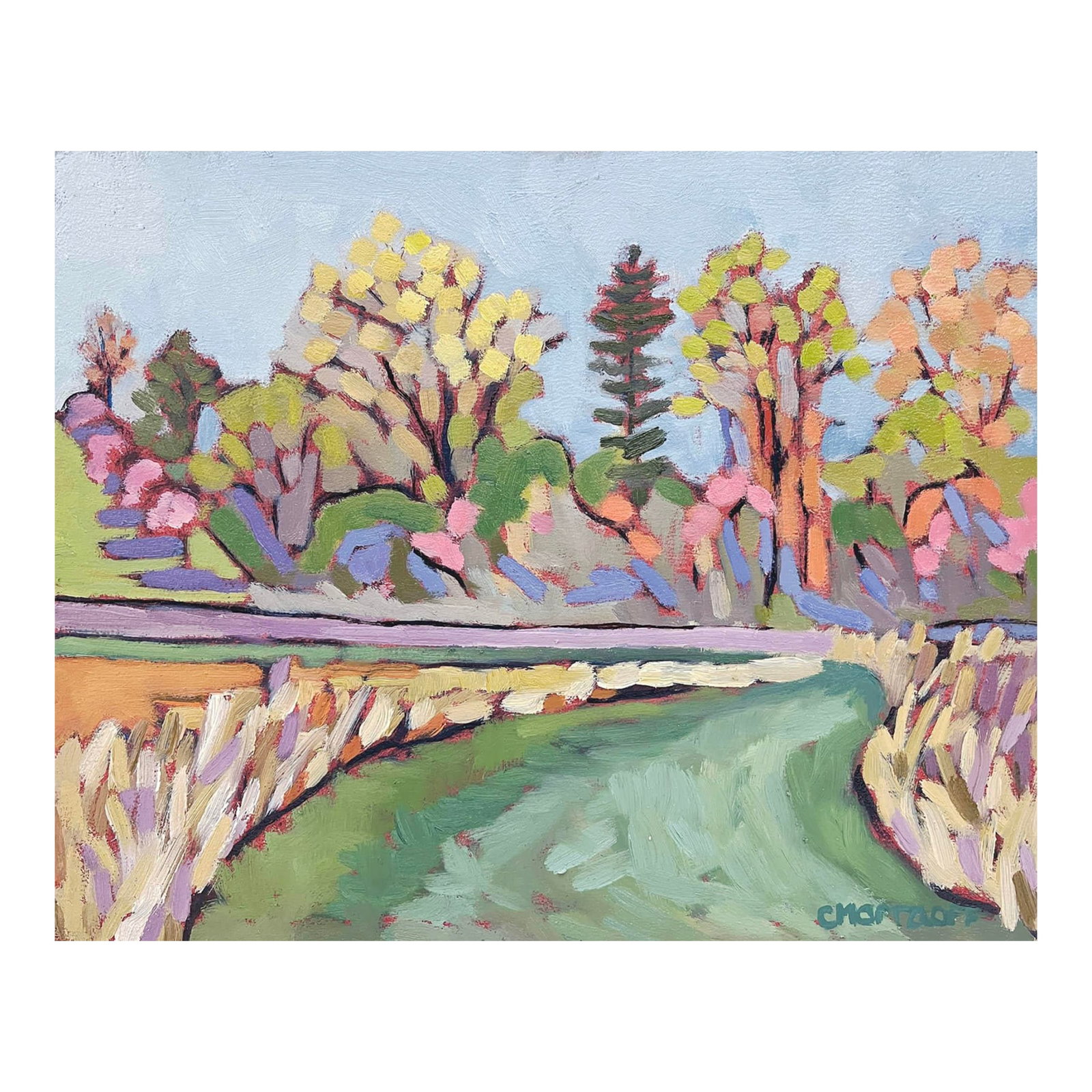 The Open Meadow, Original Oil Painting (1 of 7)