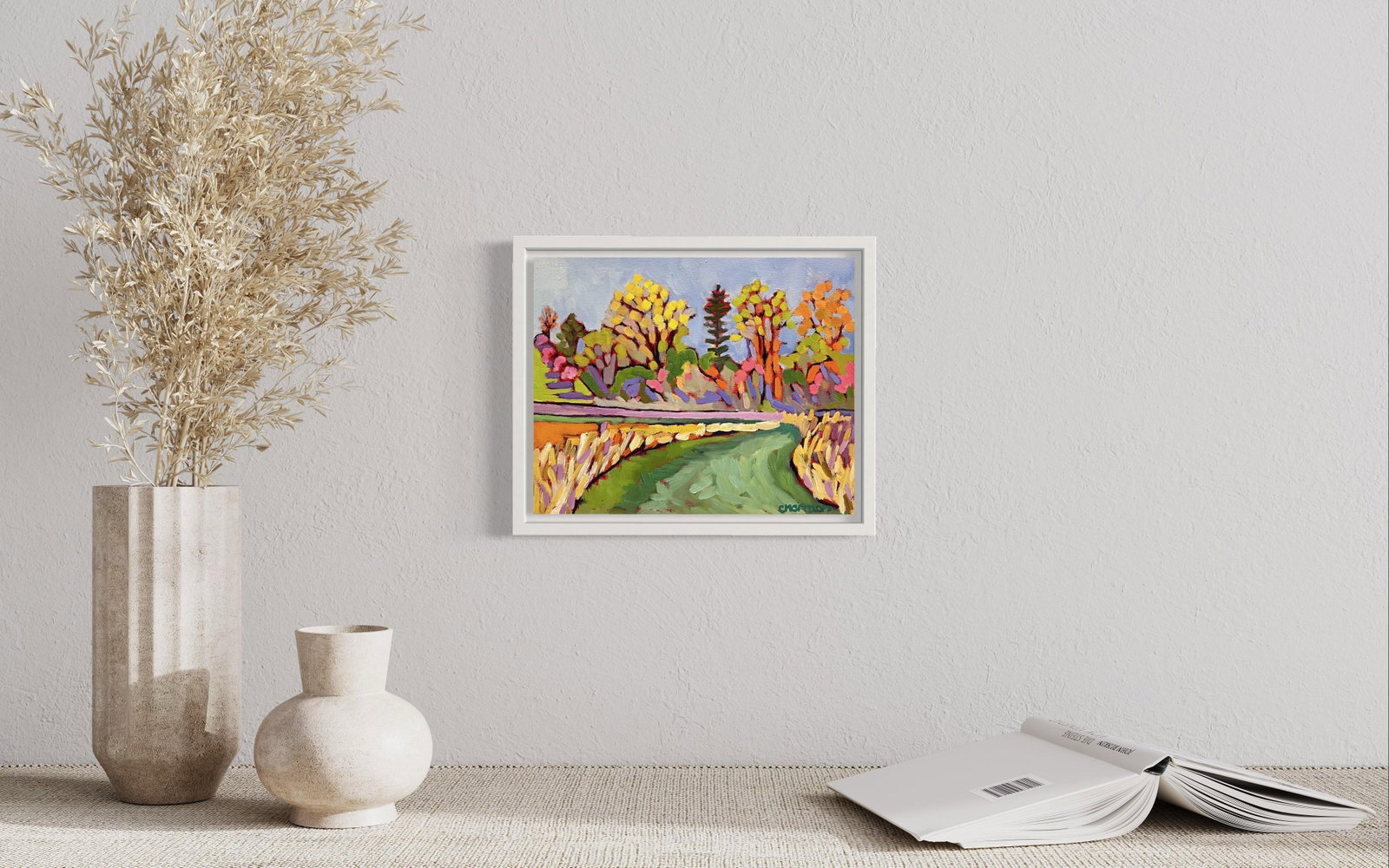 The Open Meadow, Original Oil Painting - 2