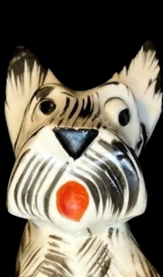 Sale Vintage Hand-Painted Deco Scottie Scottish & Westie West Highland White Terrier Dog Salt & Pepp - 7