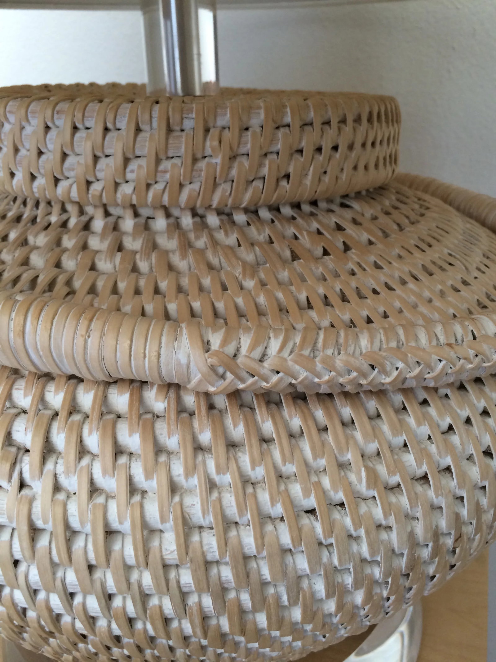 Richard Lindley Rattan Basket Lamp - 8