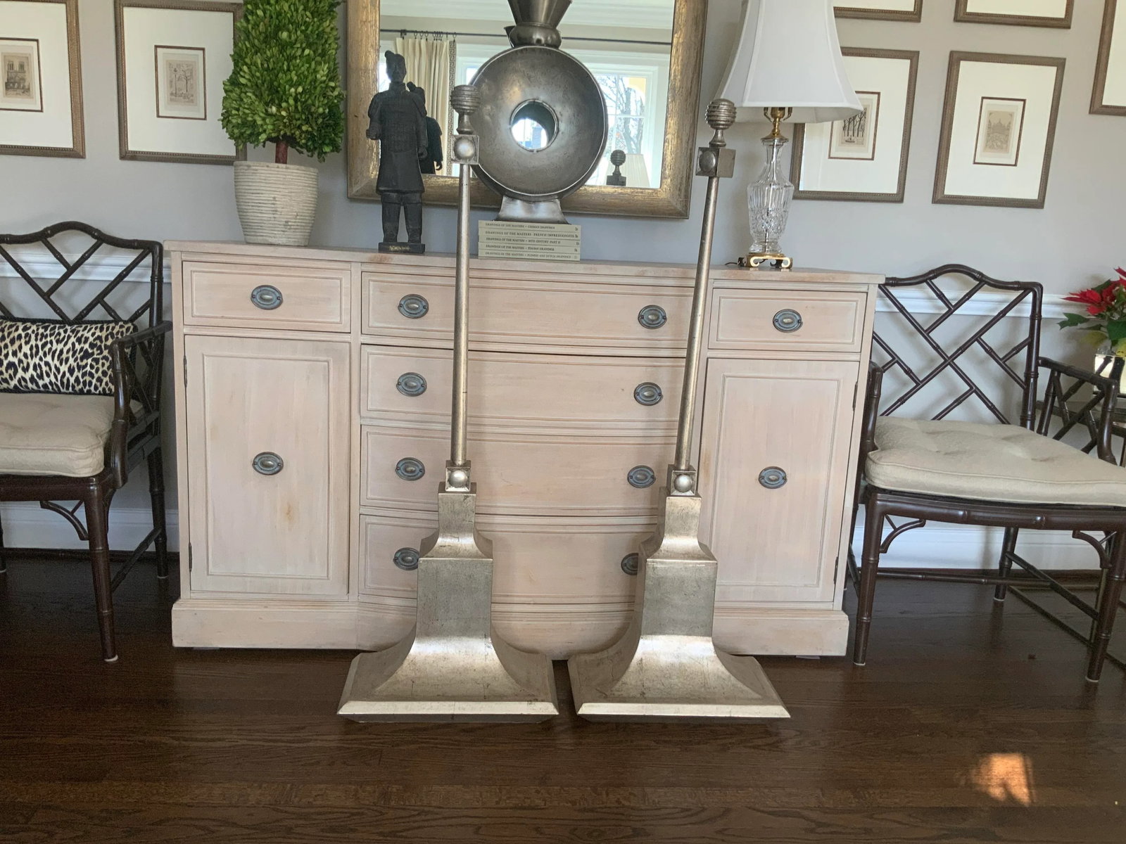 1960s Hollywood Regency-Style Florentine Wall Planters / Torcheres - a Pair - 10