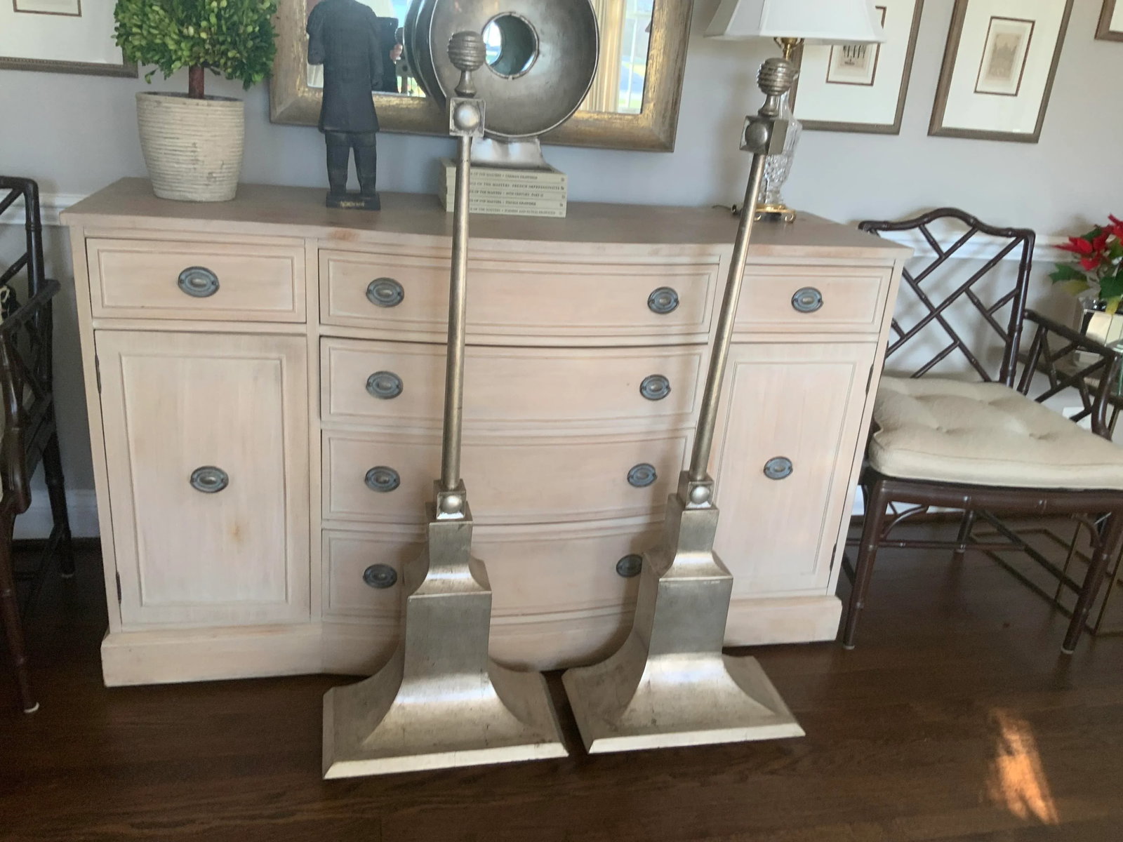 1960s Hollywood Regency-Style Florentine Wall Planters / Torcheres - a Pair - 11