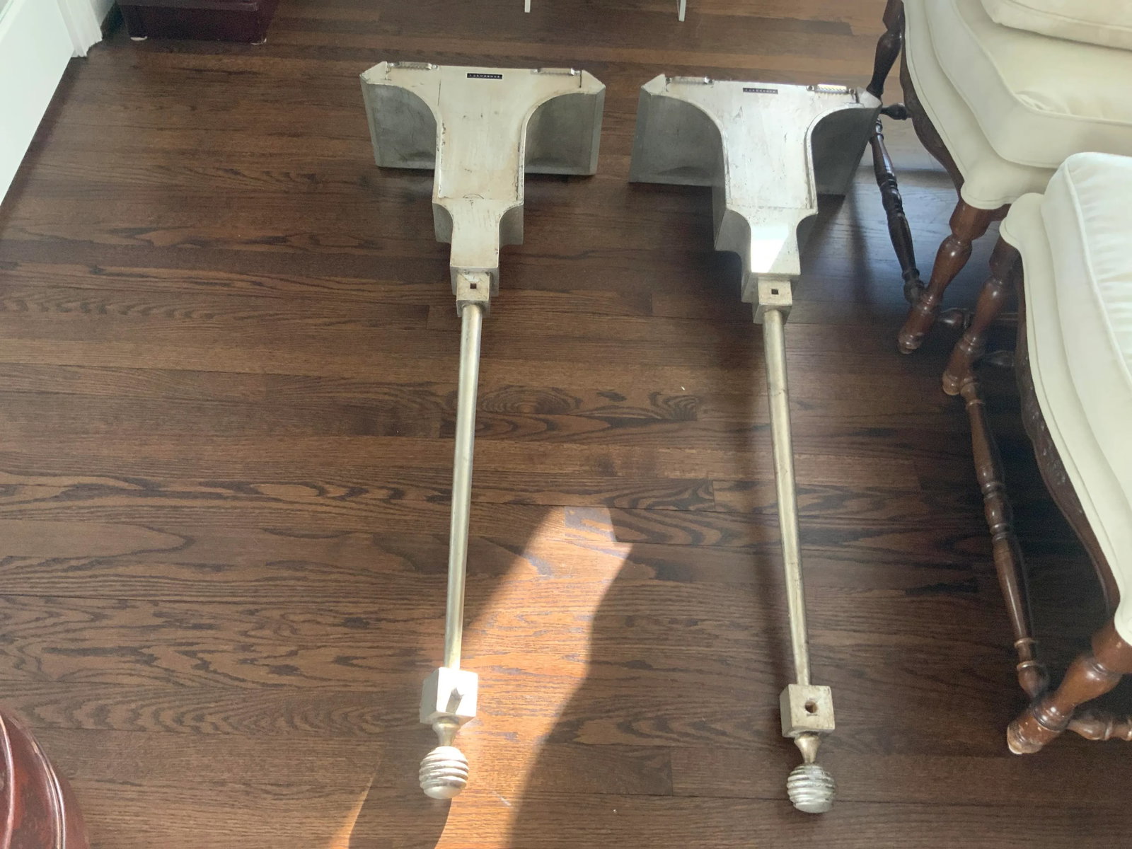 1960s Hollywood Regency-Style Florentine Wall Planters / Torcheres - a Pair - 9