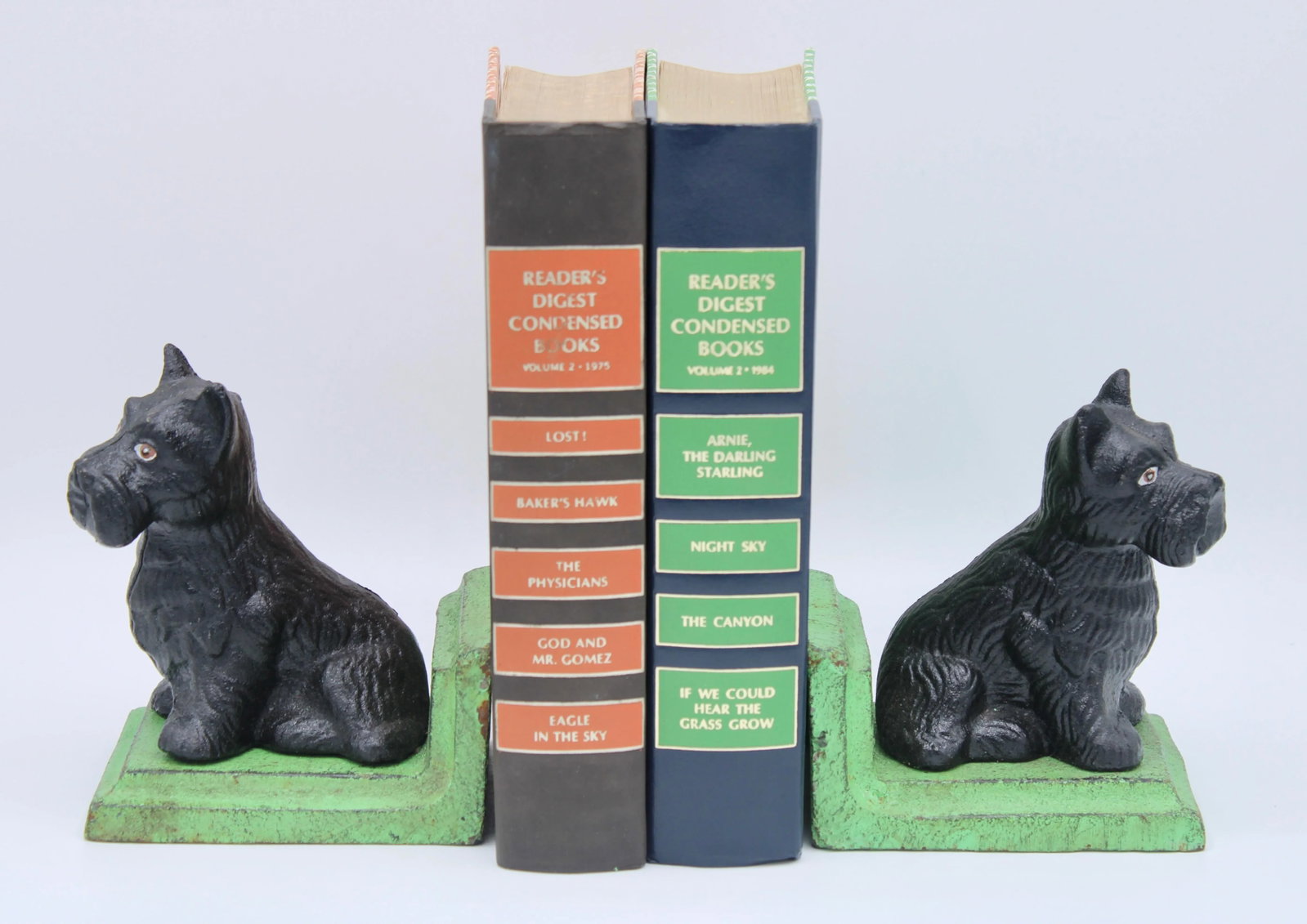 Vintage Scottie Dog Cast Iron Bookends - 7
