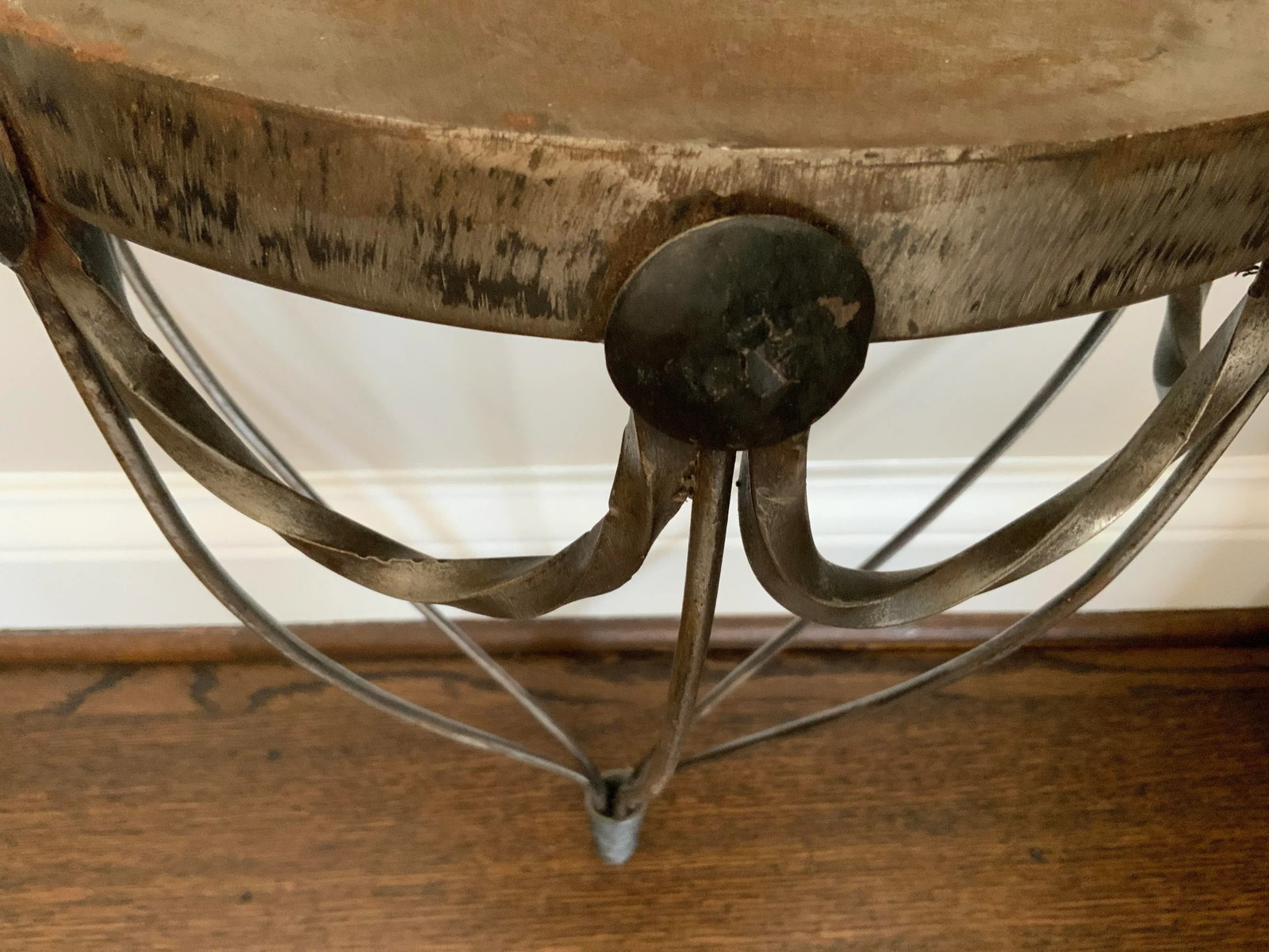 Vintage 1970s Iron Wall Bracket - 4
