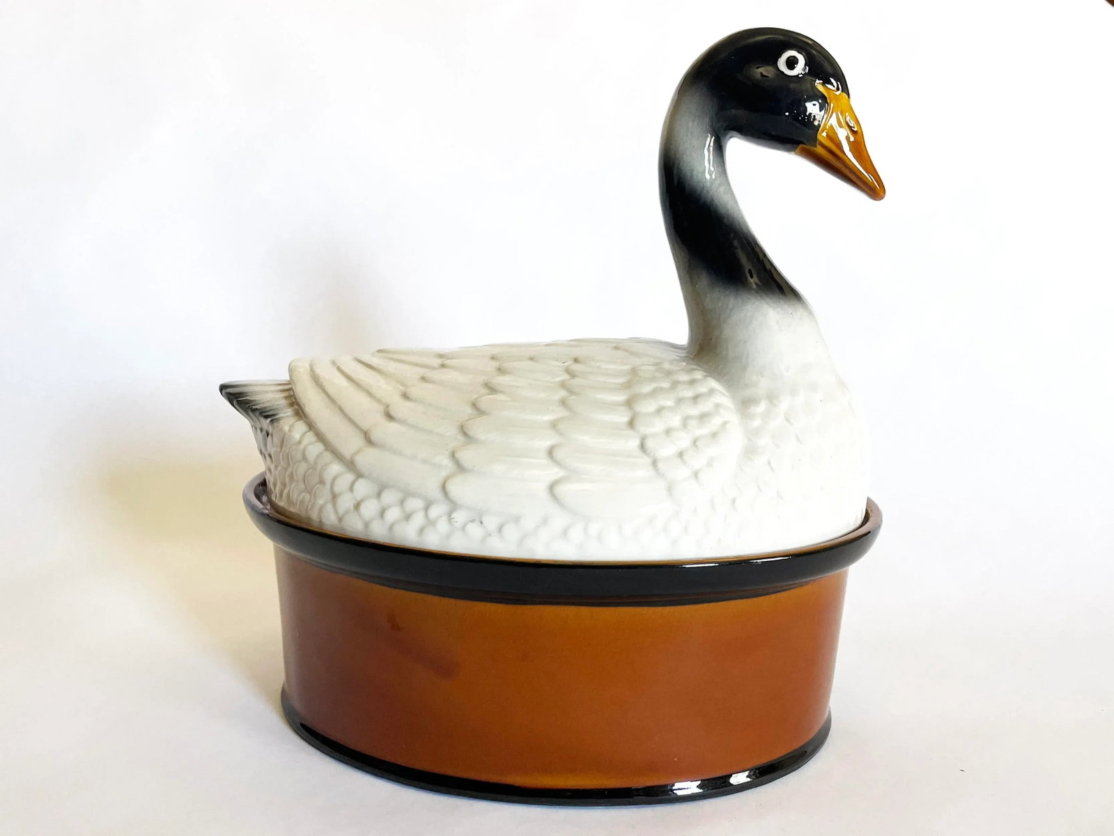 Large Mid-Century Swan Tureen - 12