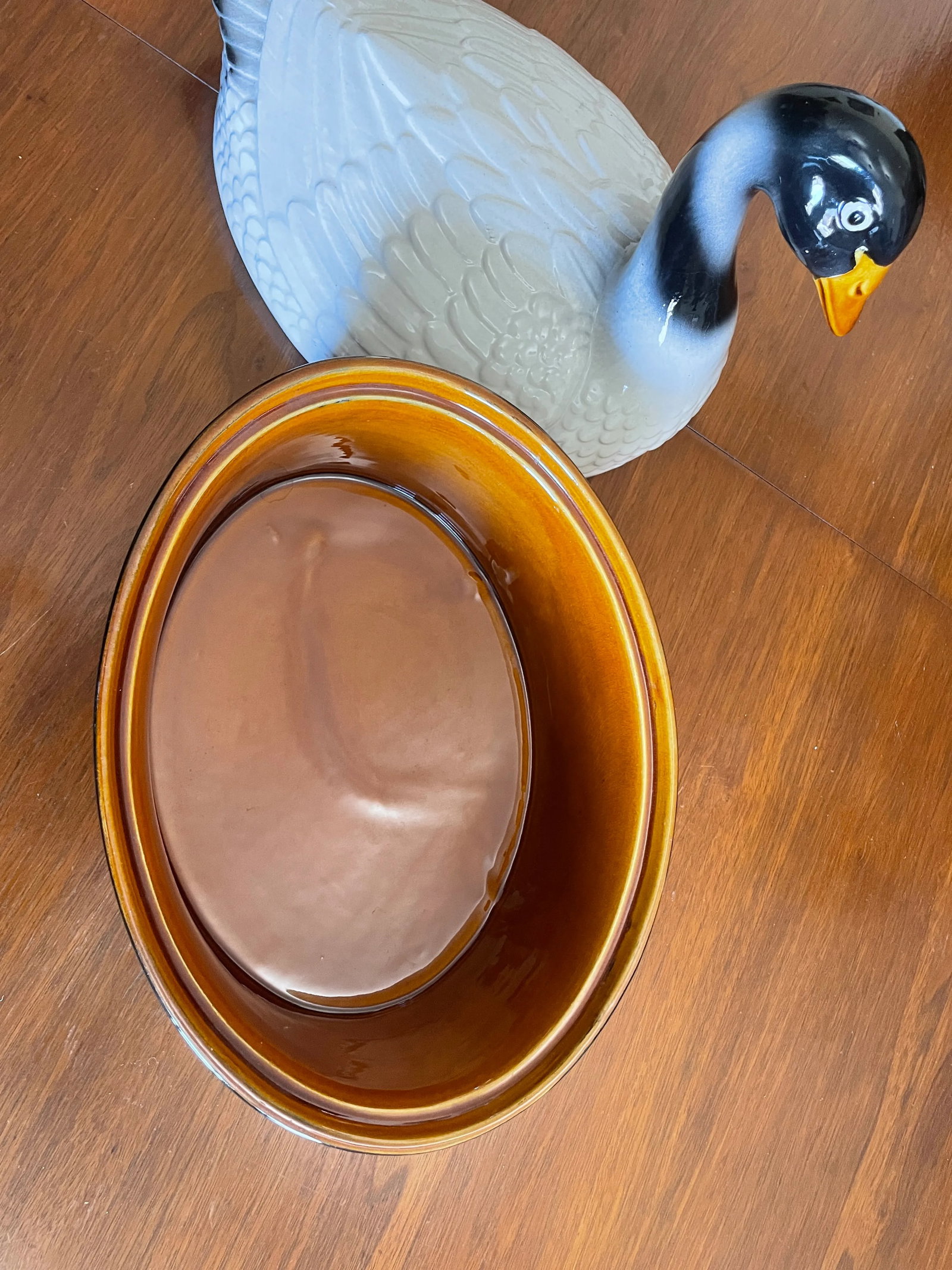 Large Mid-Century Swan Tureen - 6