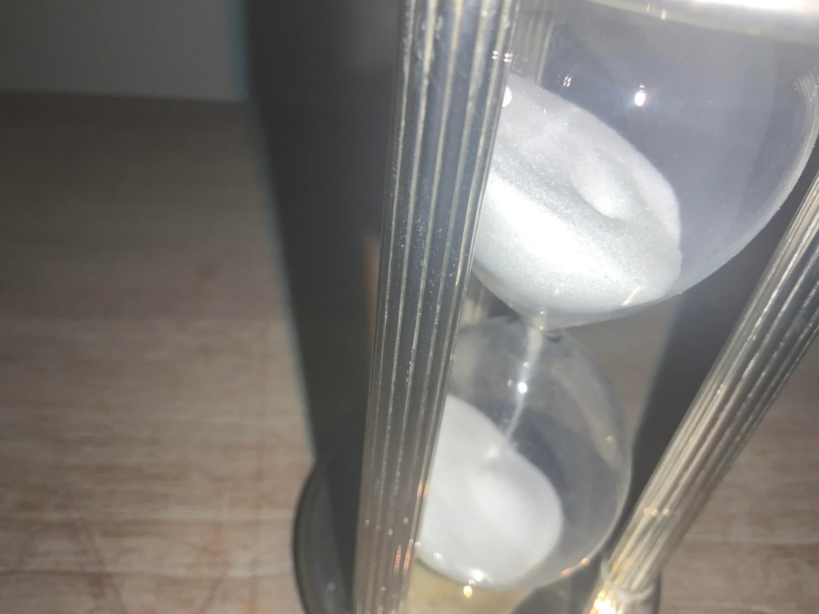 Vintage Silver Footed Hourglass - 6