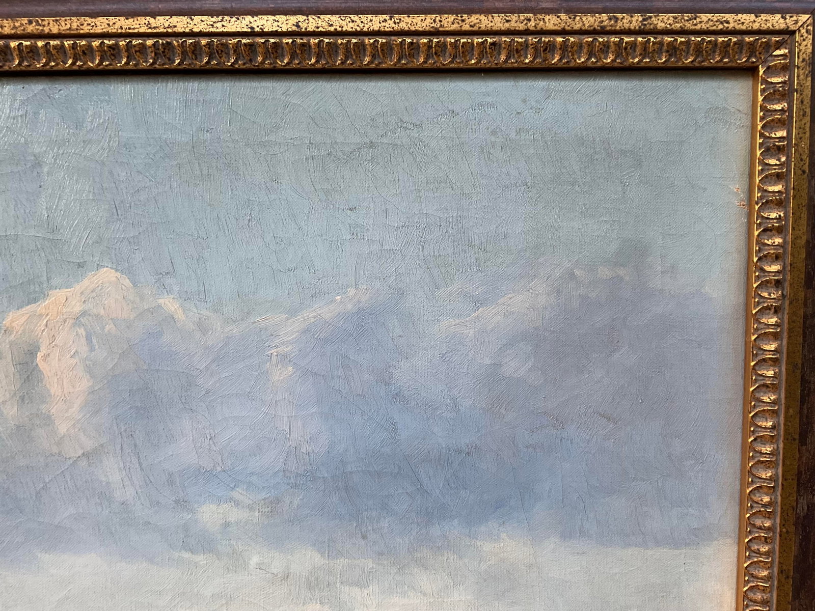 Antique Niels Christiansen Oil Painting - Danish Landscape With Grazing Horses - 4