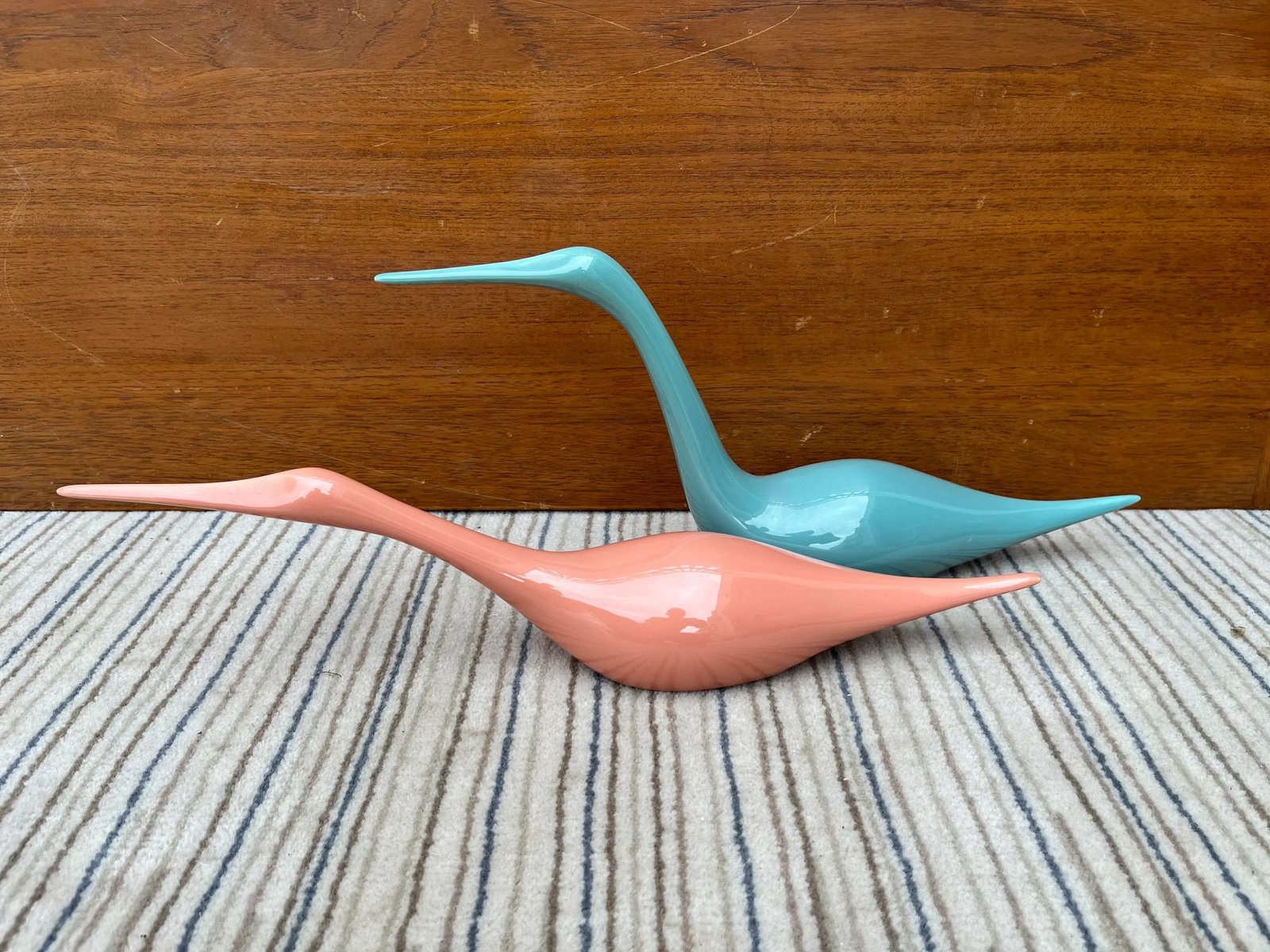Large Postmodern Ceramic Birds Figurines by Jaru - 10