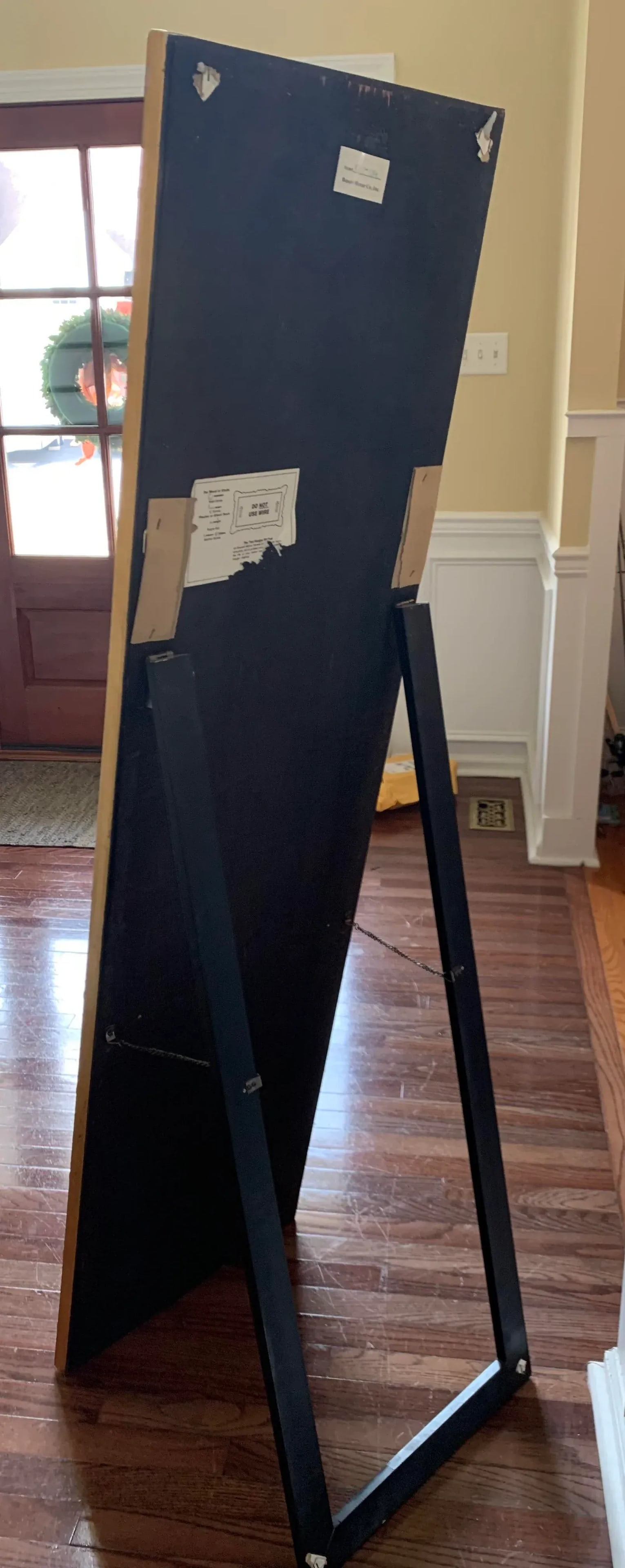 1990's Bassett Mirror Company Freestanding Full Length Mirror - 3