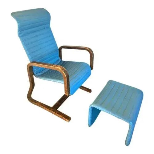 Vintage Thonet Mid-Century Modern Bent Wood Lounge Chair - 6