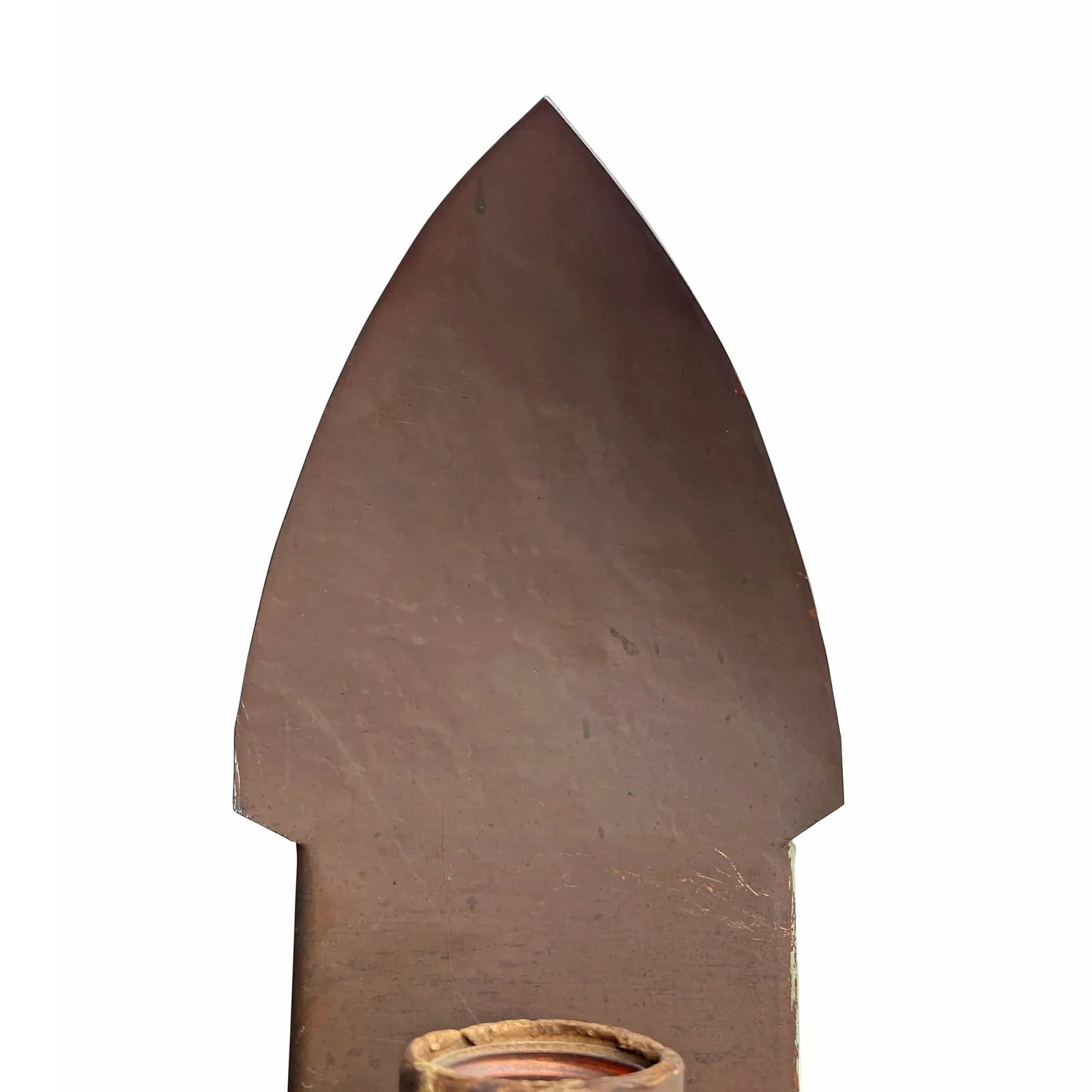 Pair of English Arts & Crafts Copper Sconces - 7