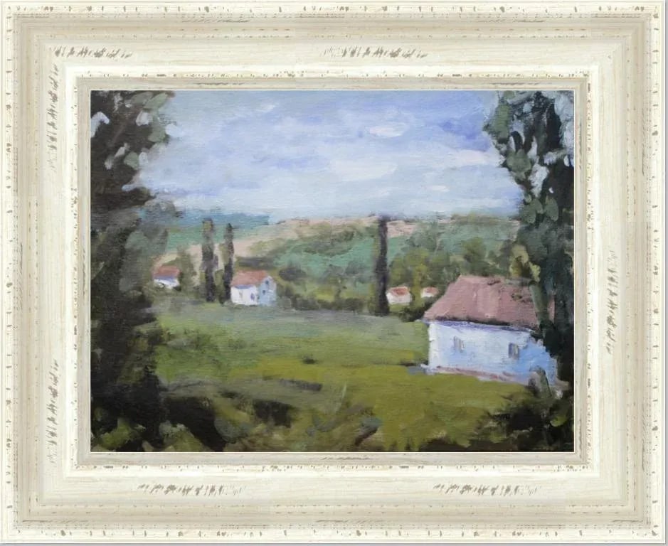 The Villa View (Original Impressionist Oil Landscape) - 9