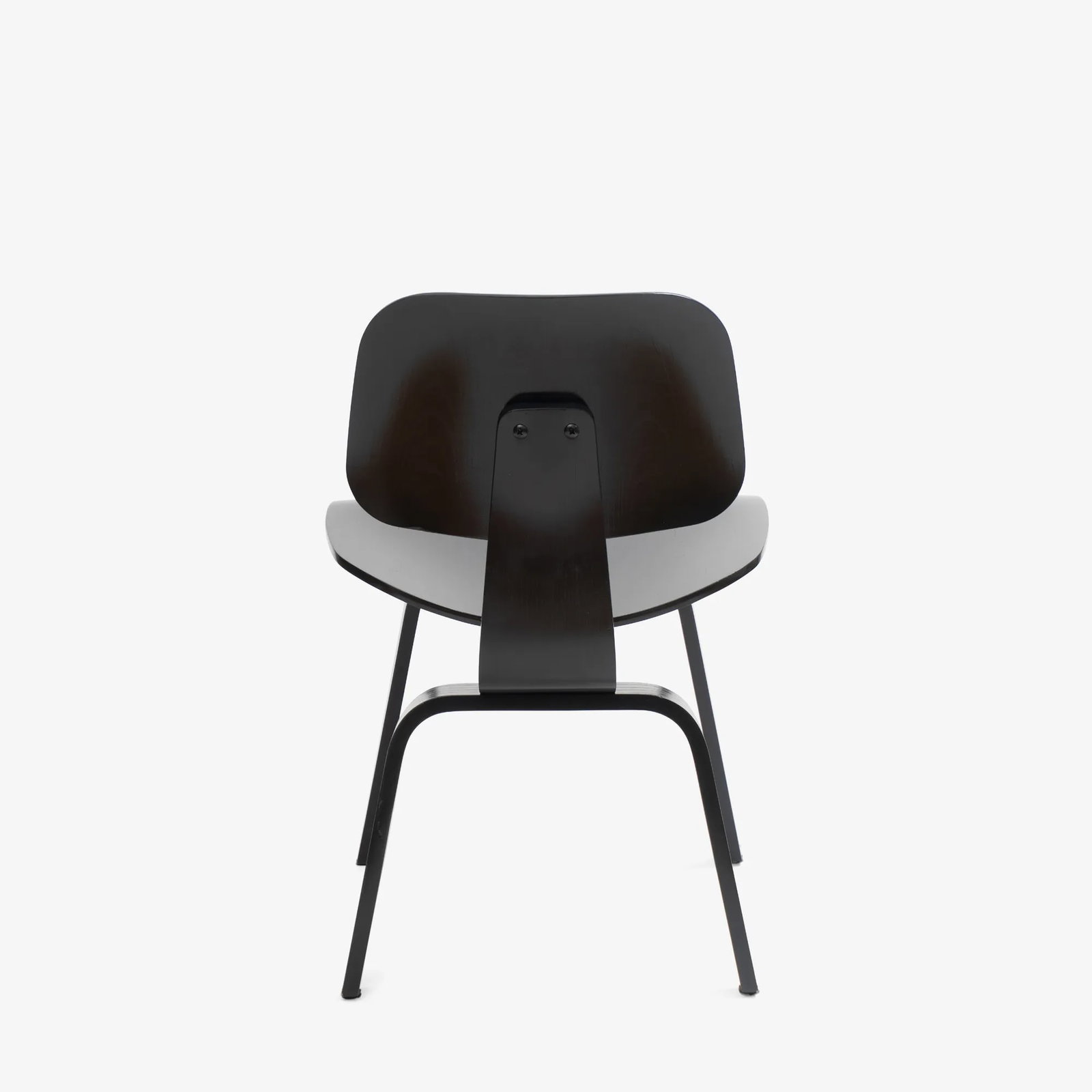 Eames Dcw Dining Chairs in Ebony Ash by Charles & Ray Eames for Herman Miller - 3