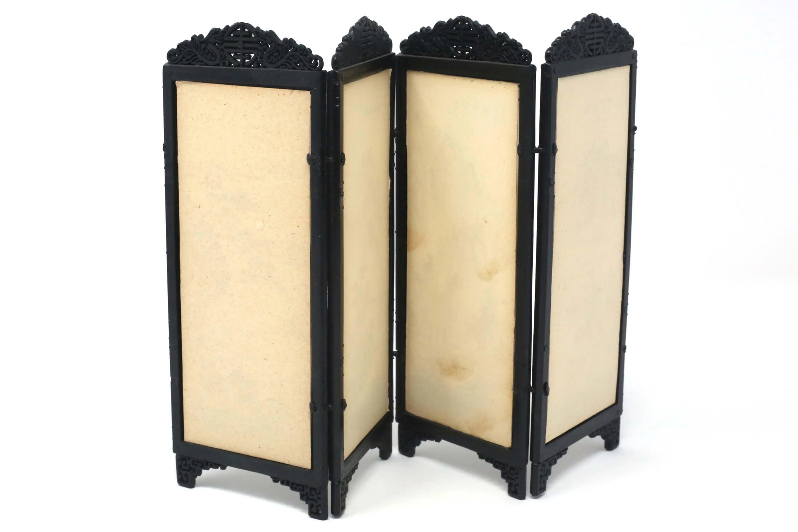 Vintage Japanese Miniature Decorative Screen - 3