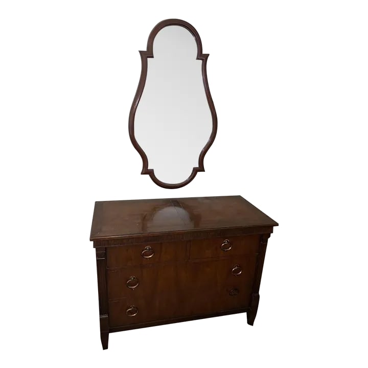 Stunning Baker Furniture Dresser With Mirror (1 of 6)