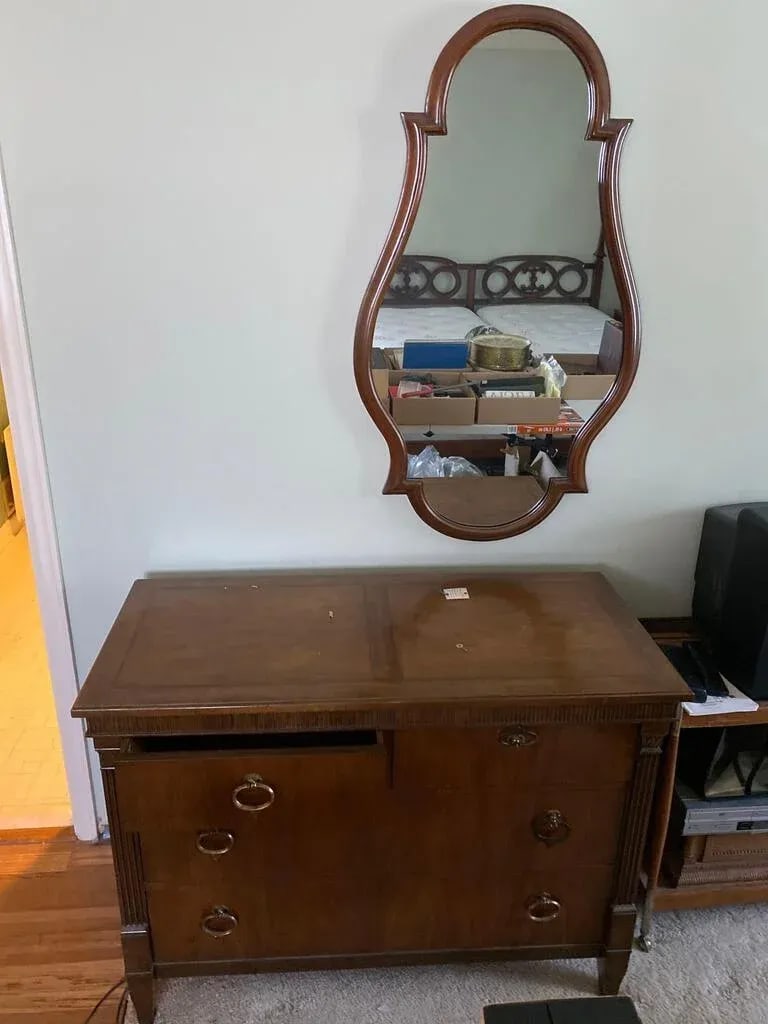Stunning Baker Furniture Dresser With Mirror - 2