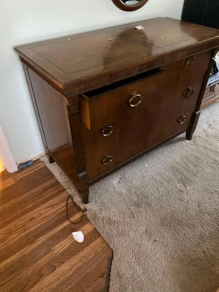 Stunning Baker Furniture Dresser With Mirror - 3