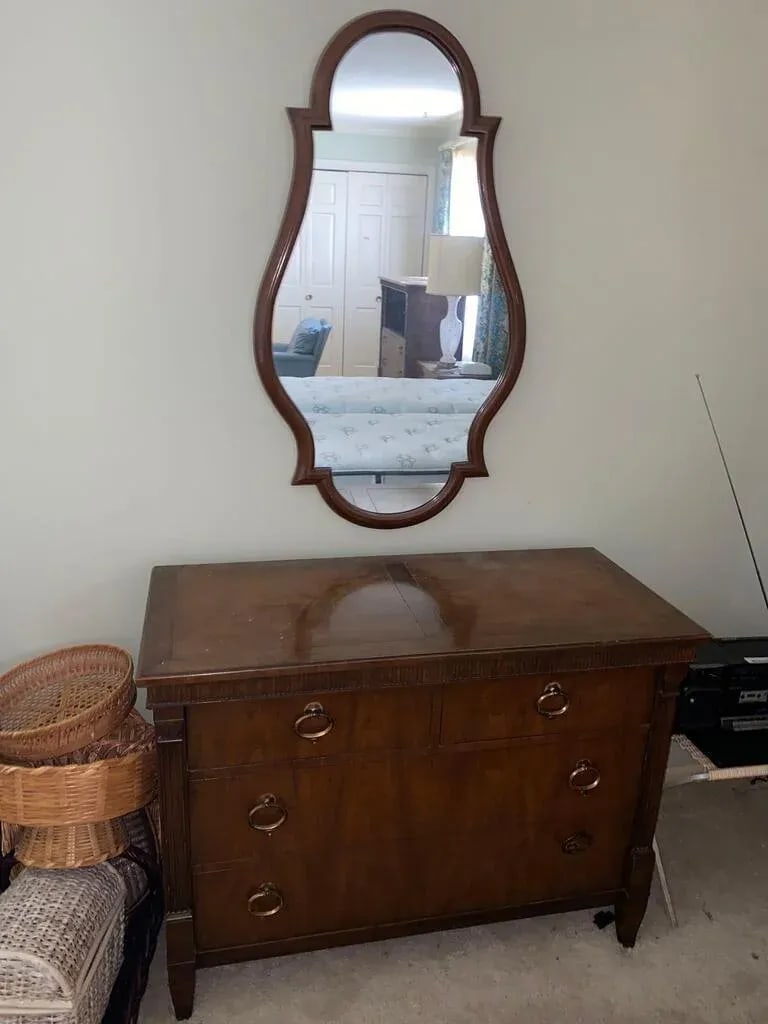 Stunning Baker Furniture Dresser With Mirror - 6
