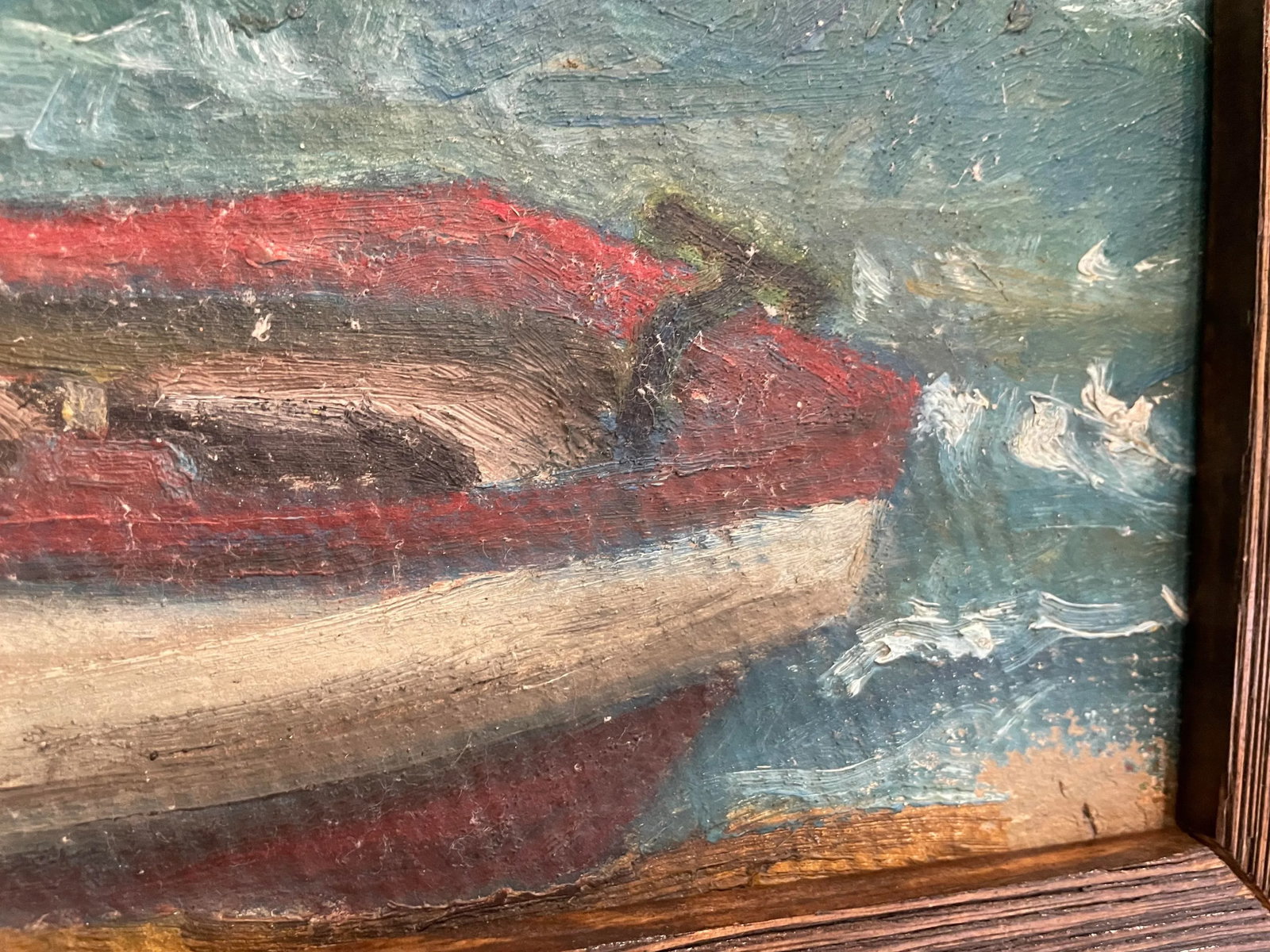 Early 20th Century After Jean Dufy French Impressionist Fishing Boat Oil Painting, Framed - 6