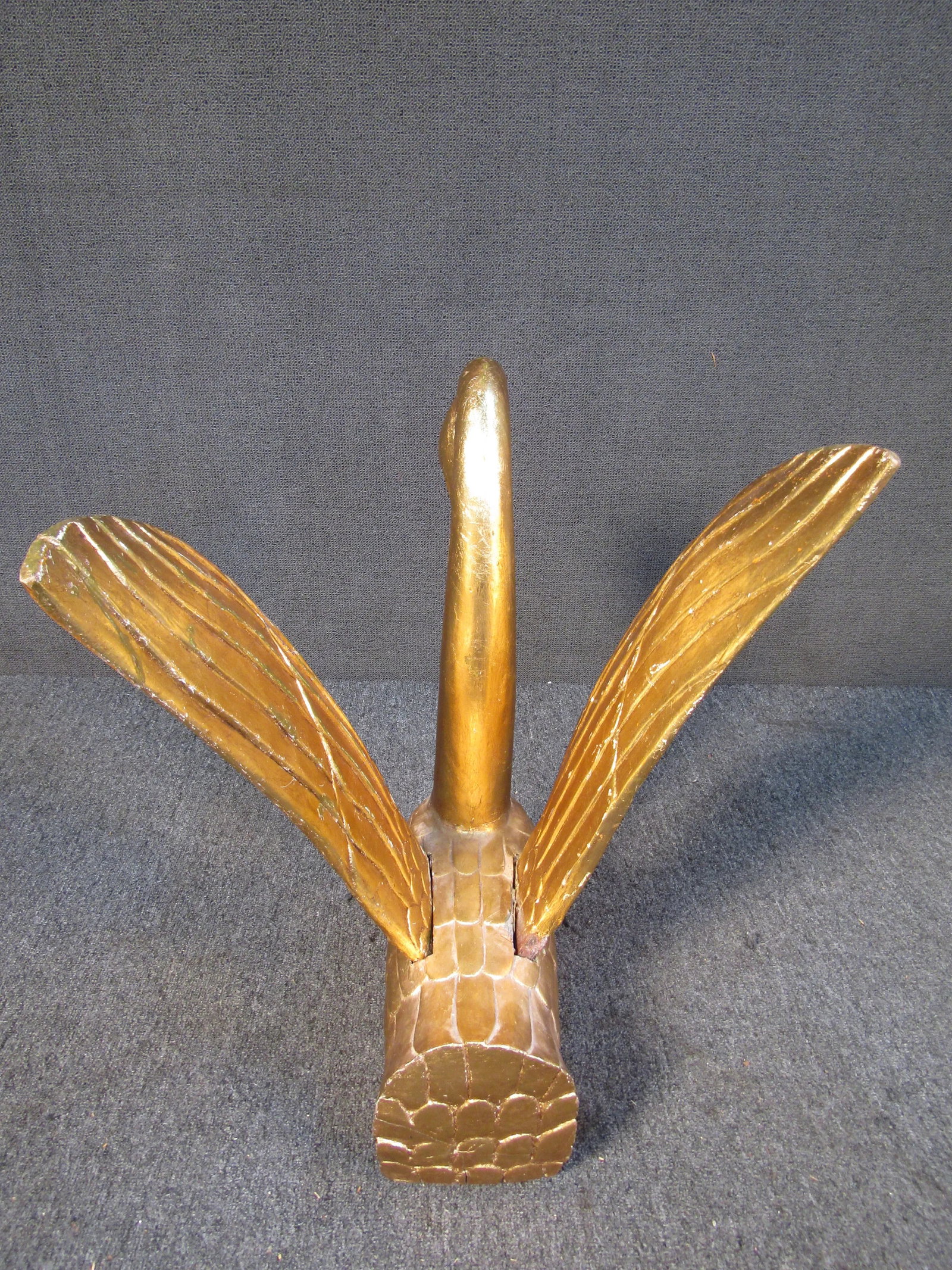 Gold Leaf Swan Sculpture - 6