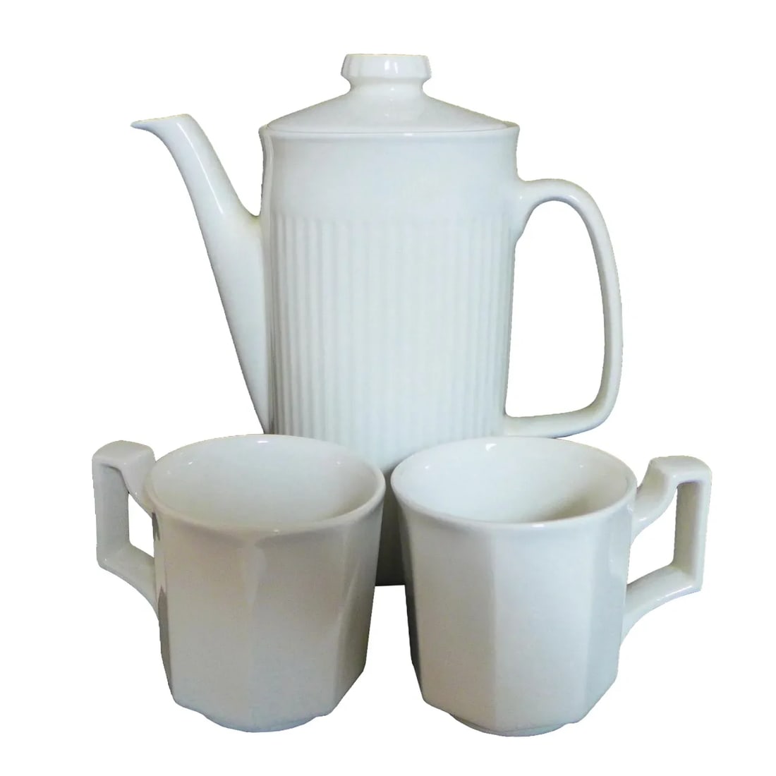 White Ironstone Tea Service Set - 3 Pieces (1 of 7)