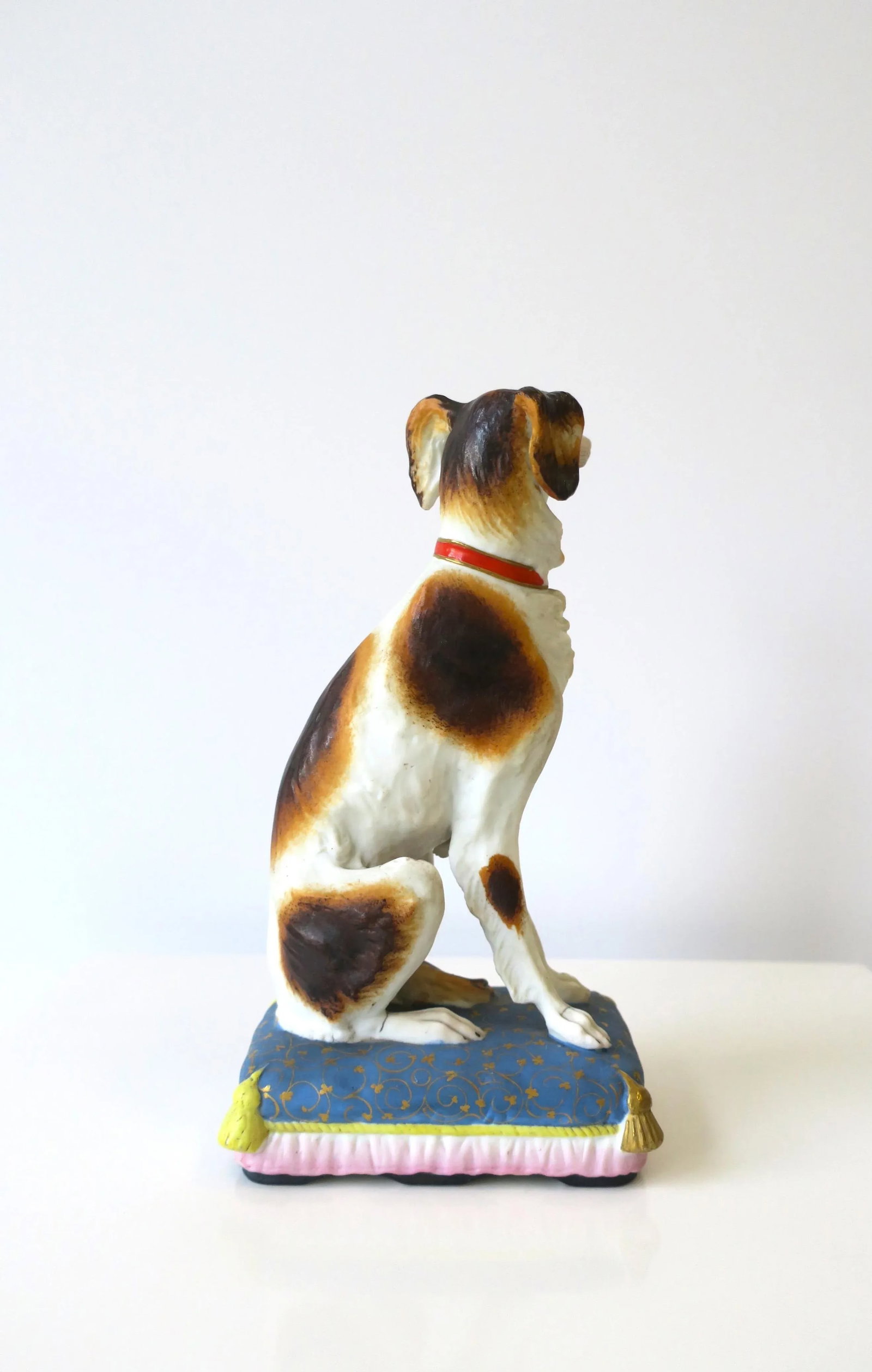 Dog on Fancy Pillow With Tassels Decorative Object - 11