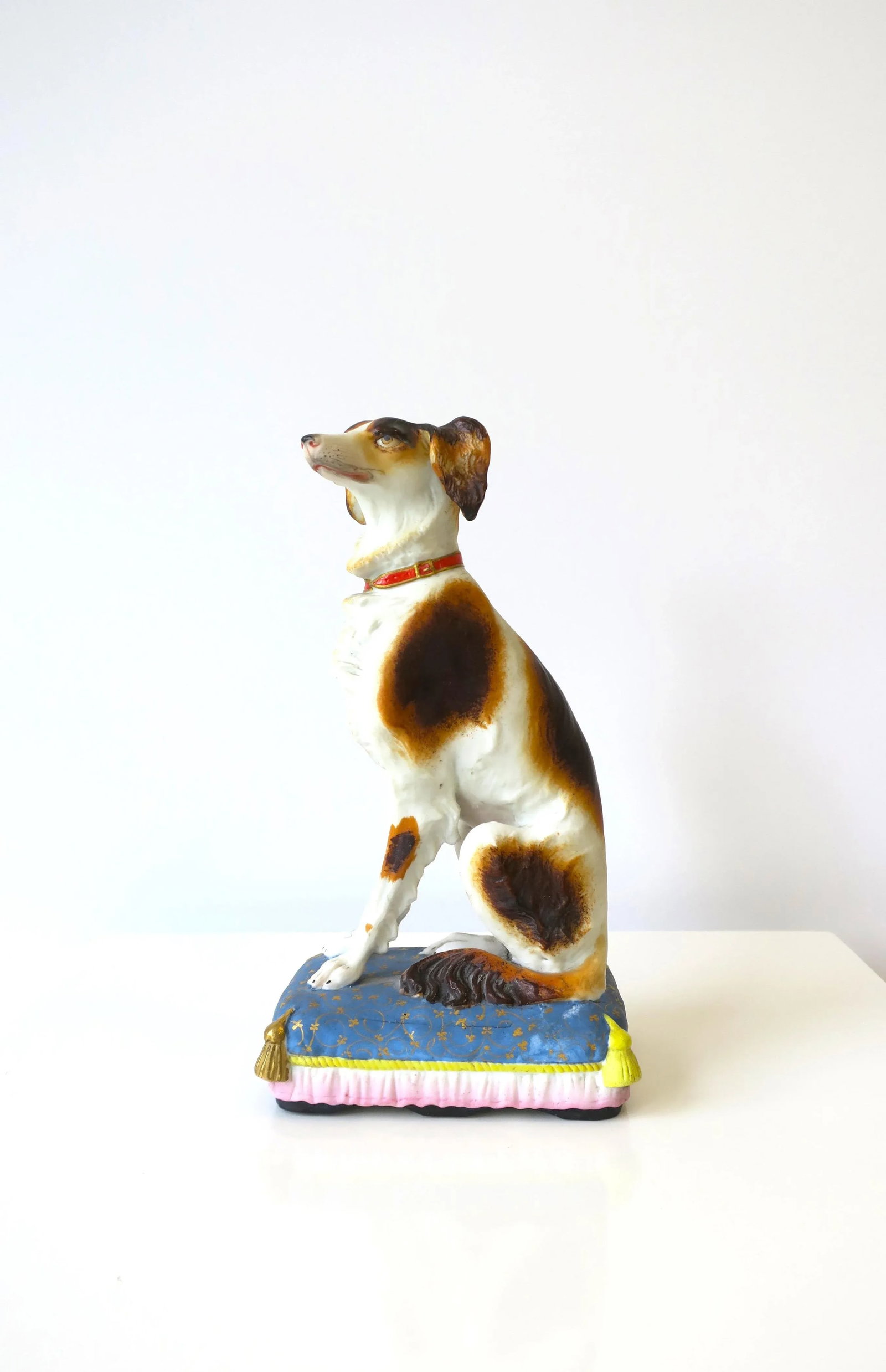 Dog on Fancy Pillow With Tassels Decorative Object - 9