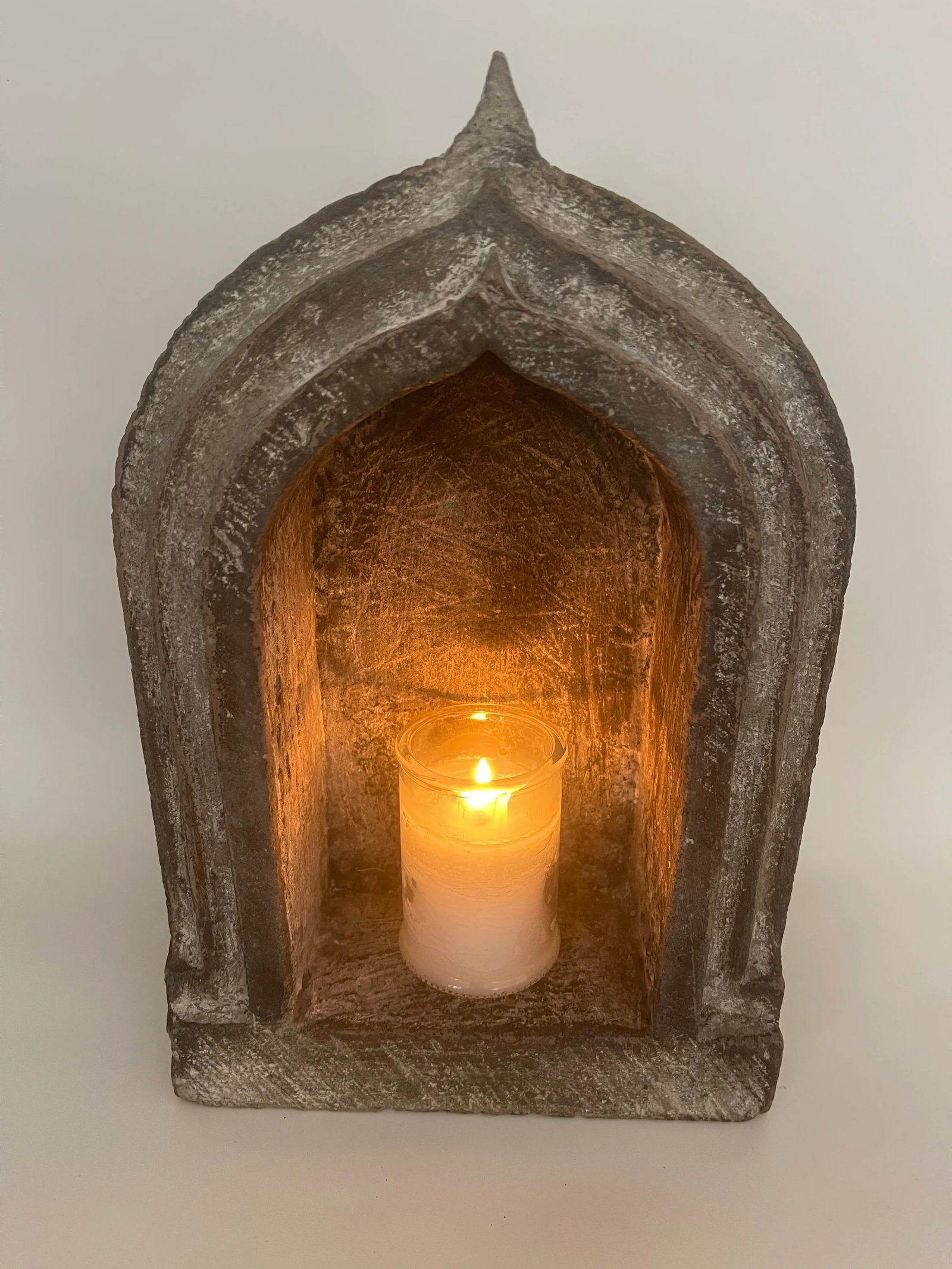 Aged Mexican Stone Church Niche - 4