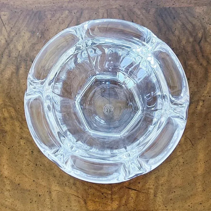 Vintage Baccarat Crystal Lidded Candy Dish Jar in Hexagonal Shape - 4