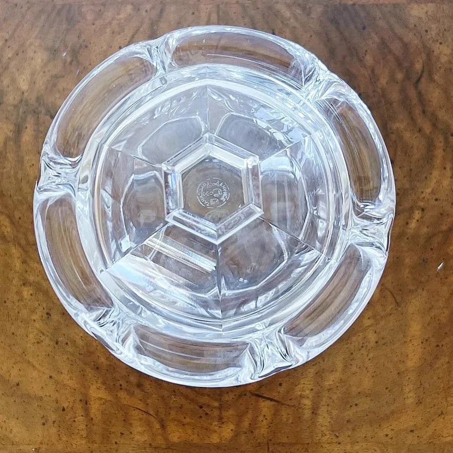Vintage Baccarat Crystal Lidded Candy Dish Jar in Hexagonal Shape - 5