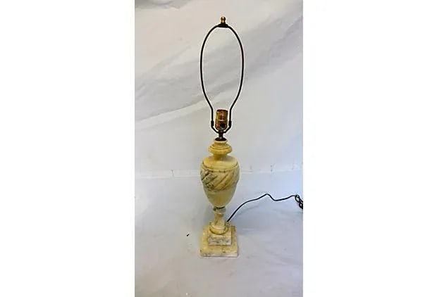 Vintage Alabaster Table Lamp - 2