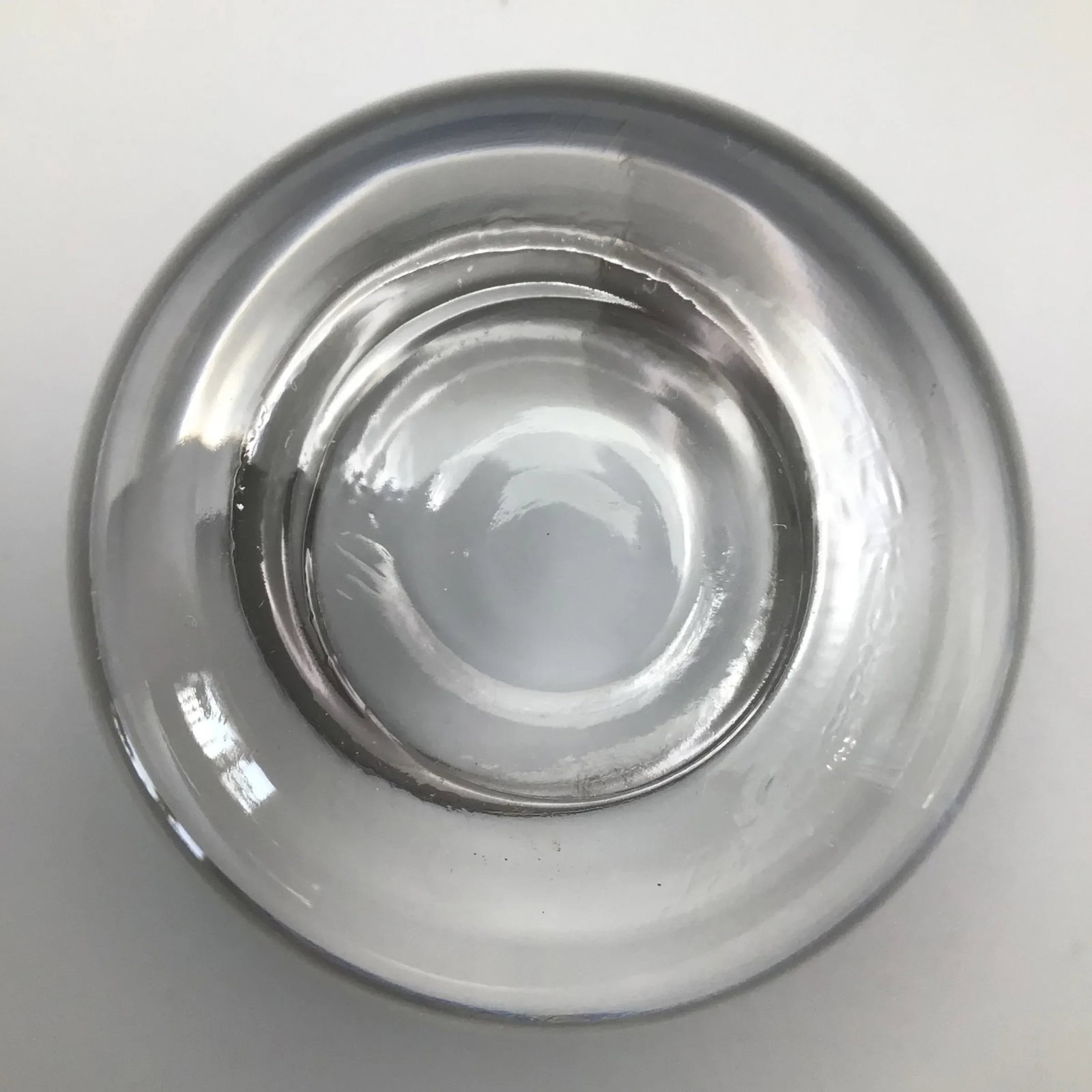 Dorothy Thorpe Silver Rim Punch Bowl and 12 Silver Fade Punch Cups-Set of 14 - 12
