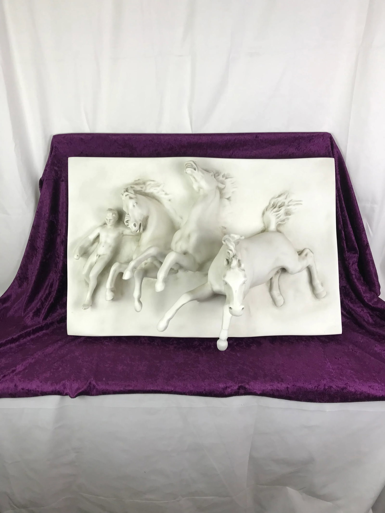 Antique The Flight of Night / The Horses of Anahita Sculpture - 2