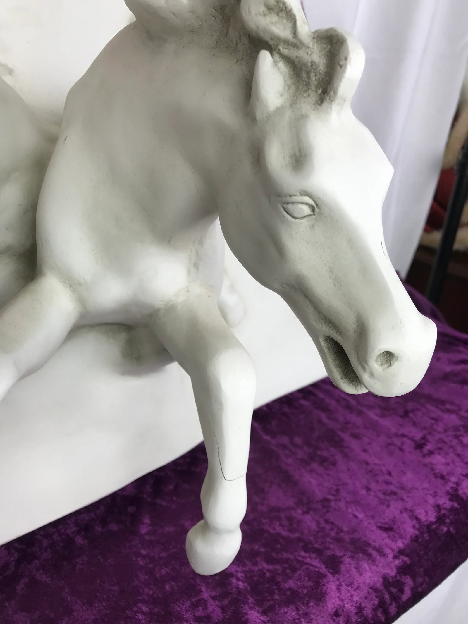 Antique The Flight of Night / The Horses of Anahita Sculpture - 3