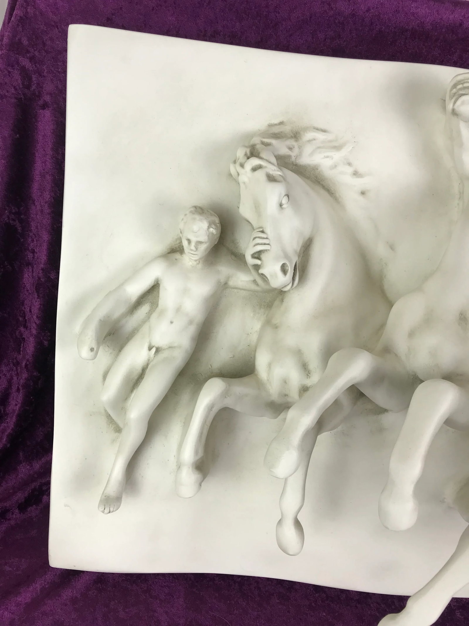 Antique The Flight of Night / The Horses of Anahita Sculpture - 4