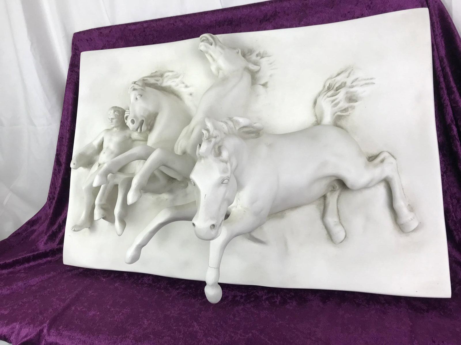 Antique The Flight of Night / The Horses of Anahita Sculpture - 5