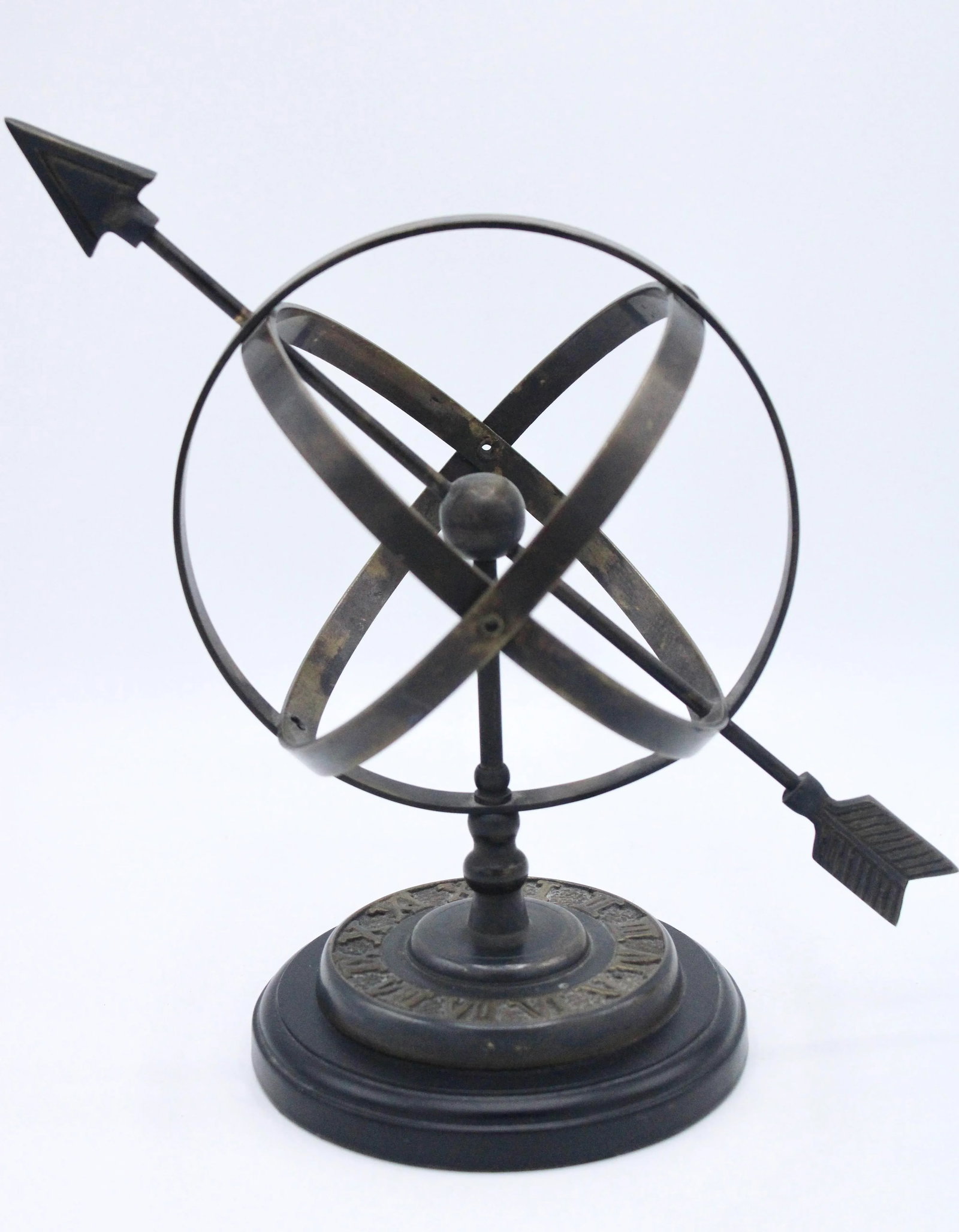 Vintage Metal Armillary Globe - 10