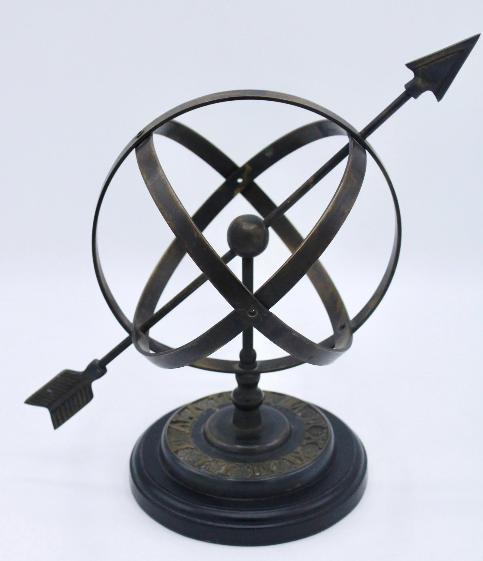 Vintage Metal Armillary Globe - 11