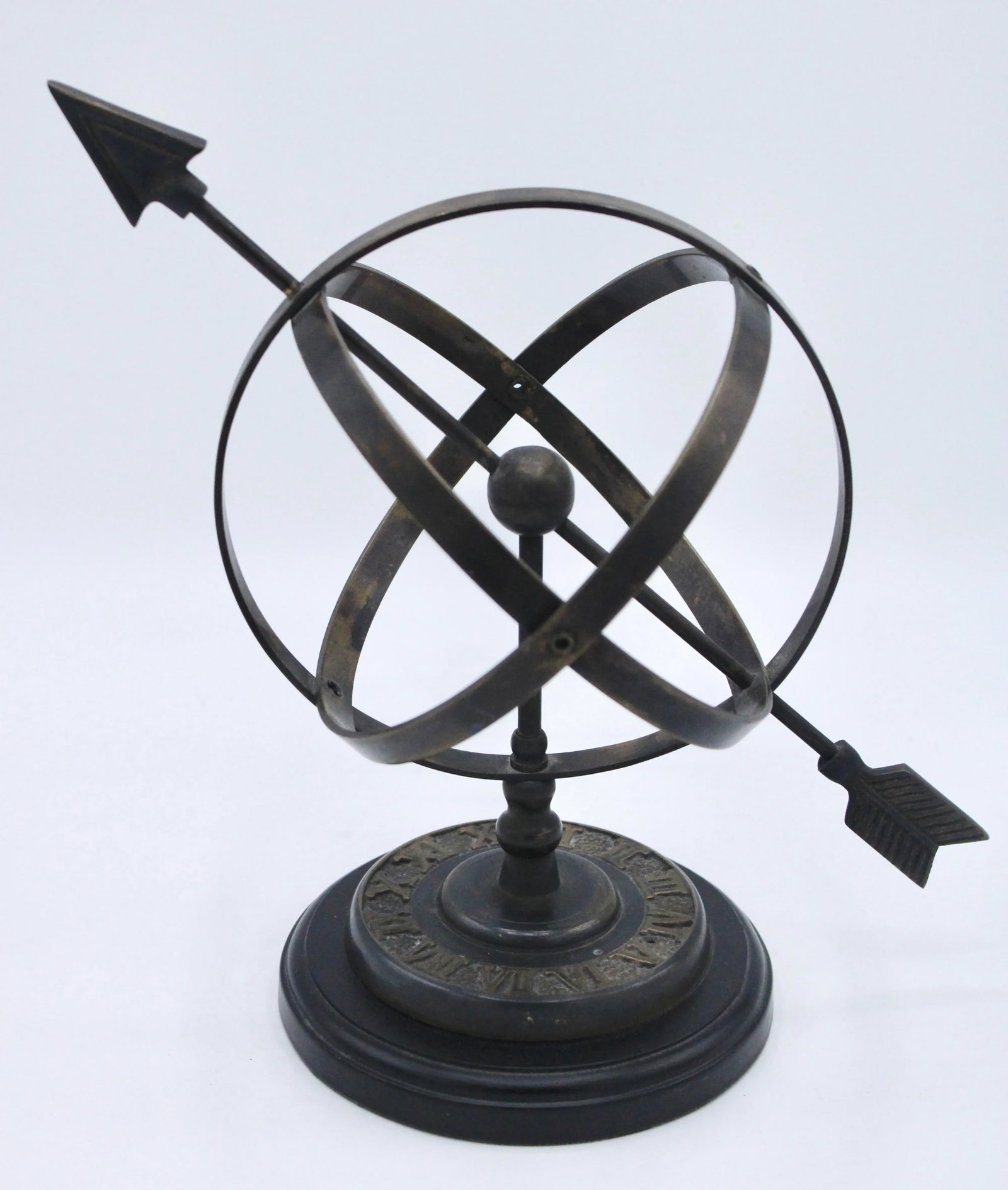 Vintage Metal Armillary Globe - 2