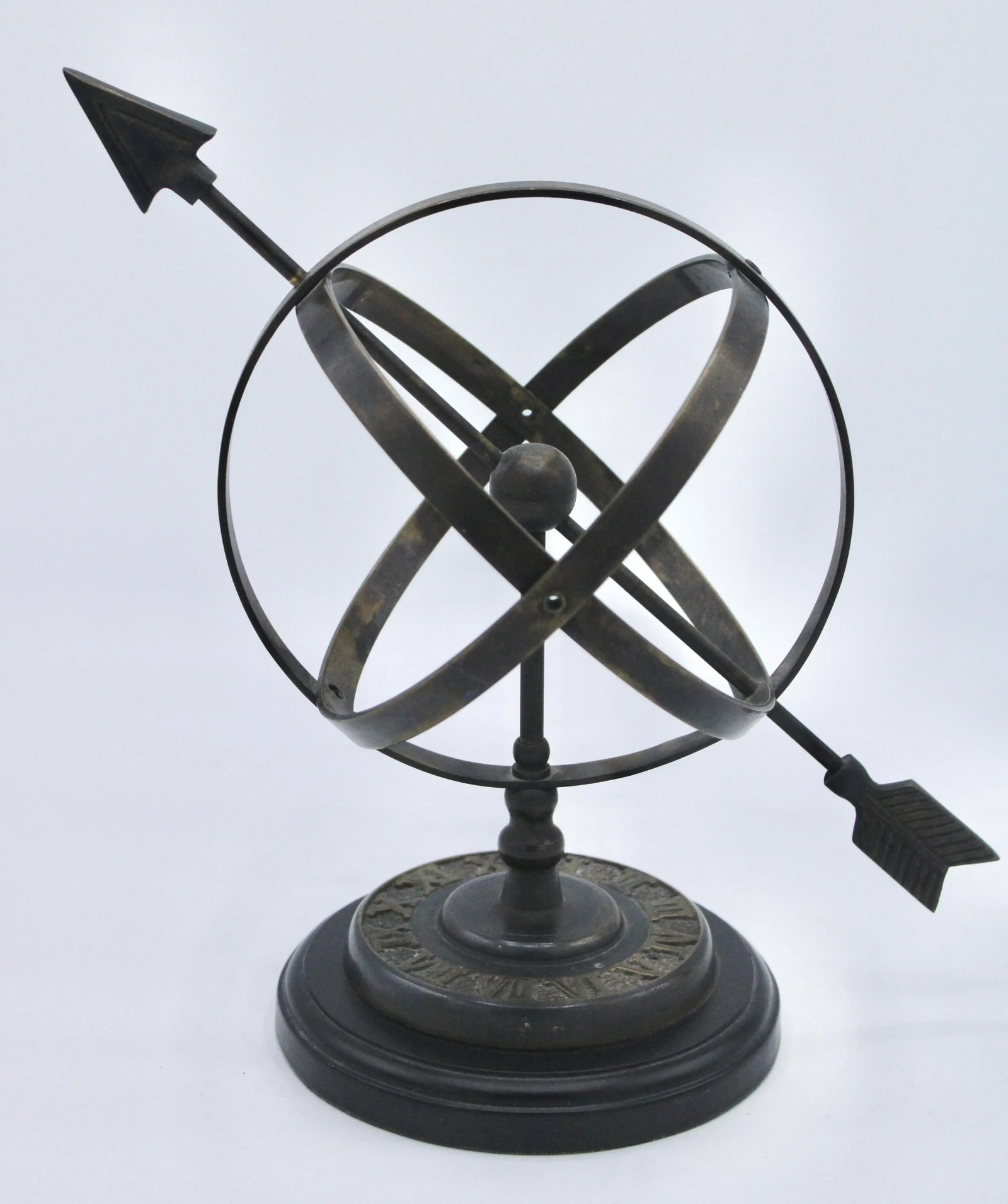 Vintage Metal Armillary Globe - 3