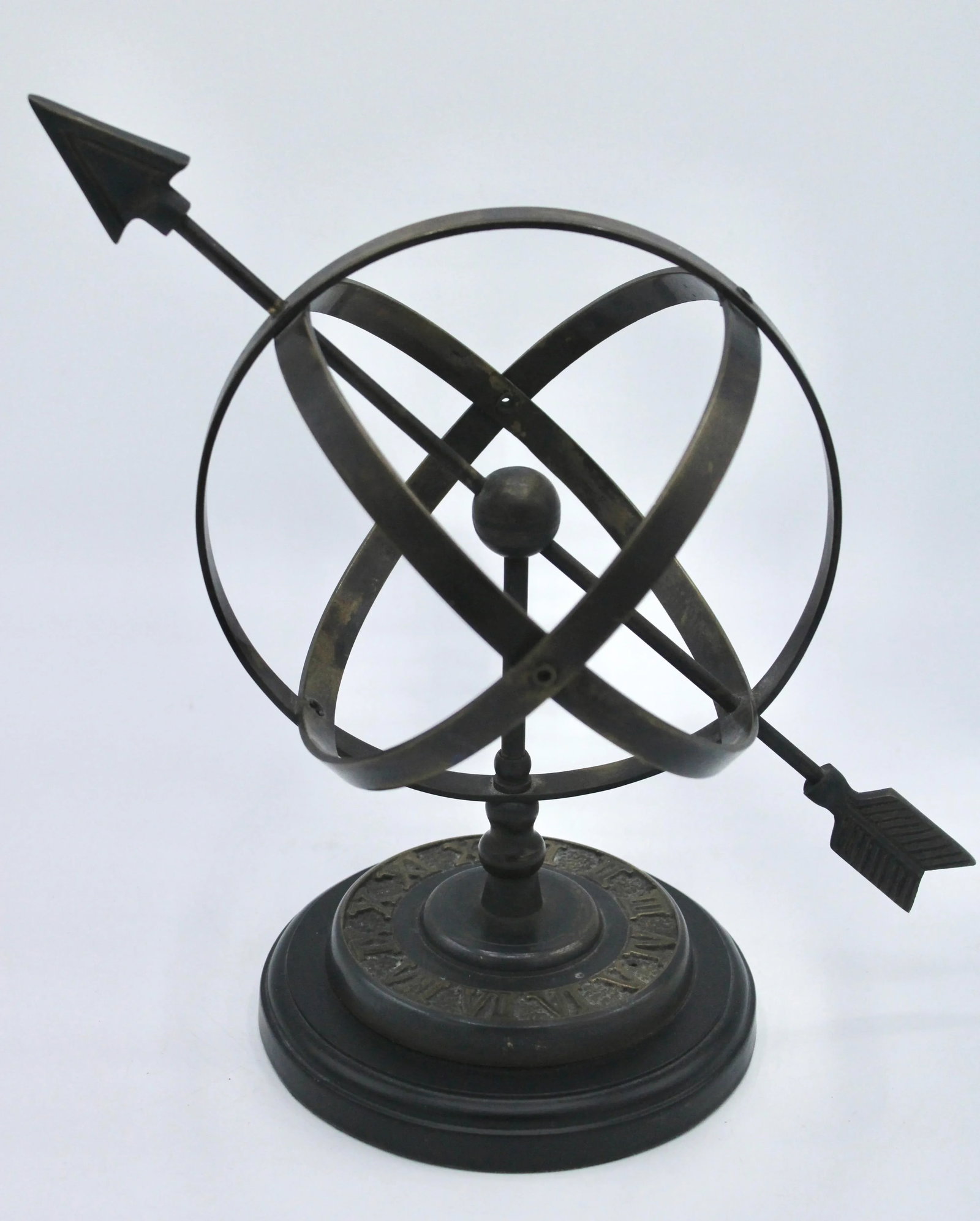 Vintage Metal Armillary Globe - 4