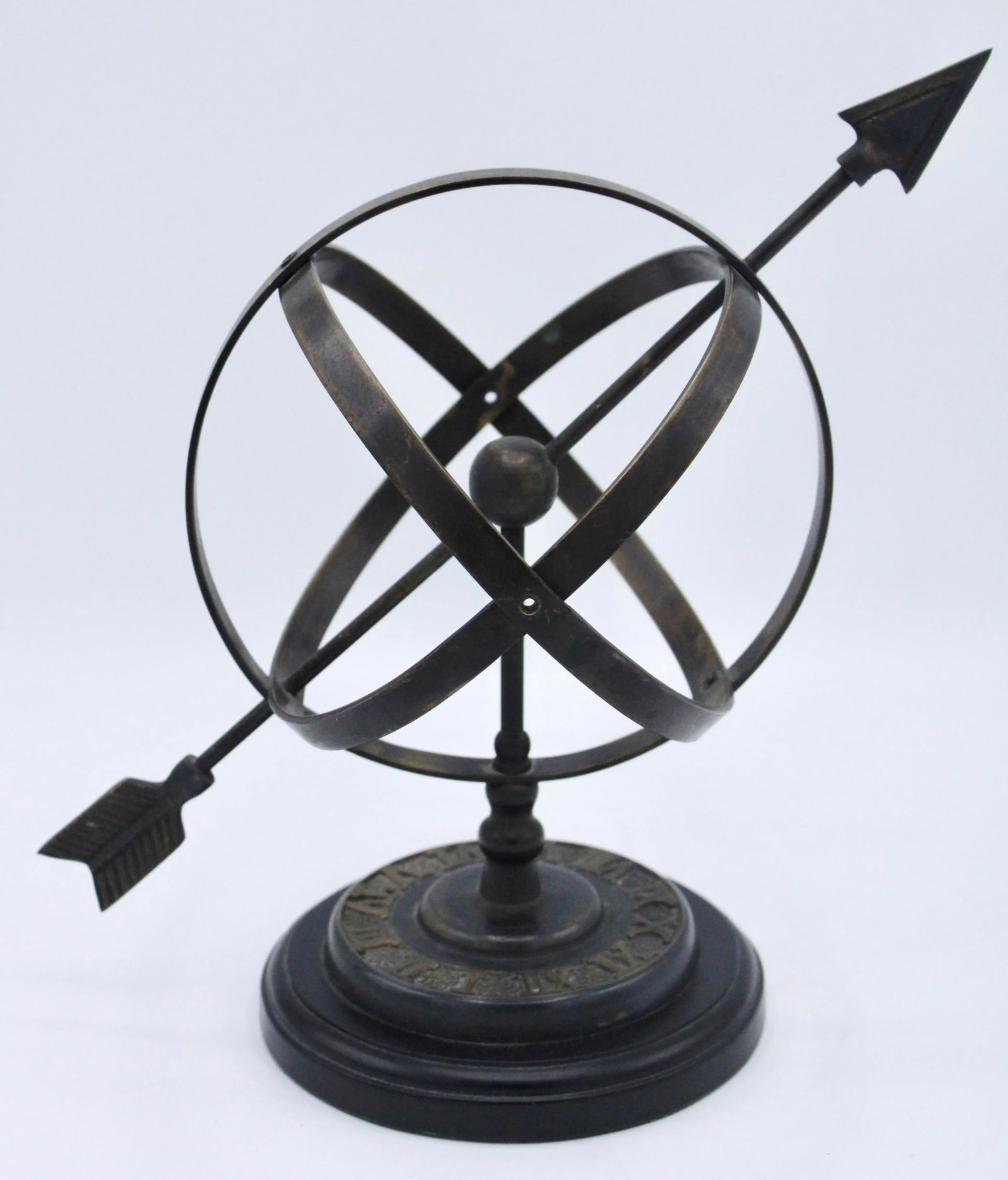 Vintage Metal Armillary Globe - 6