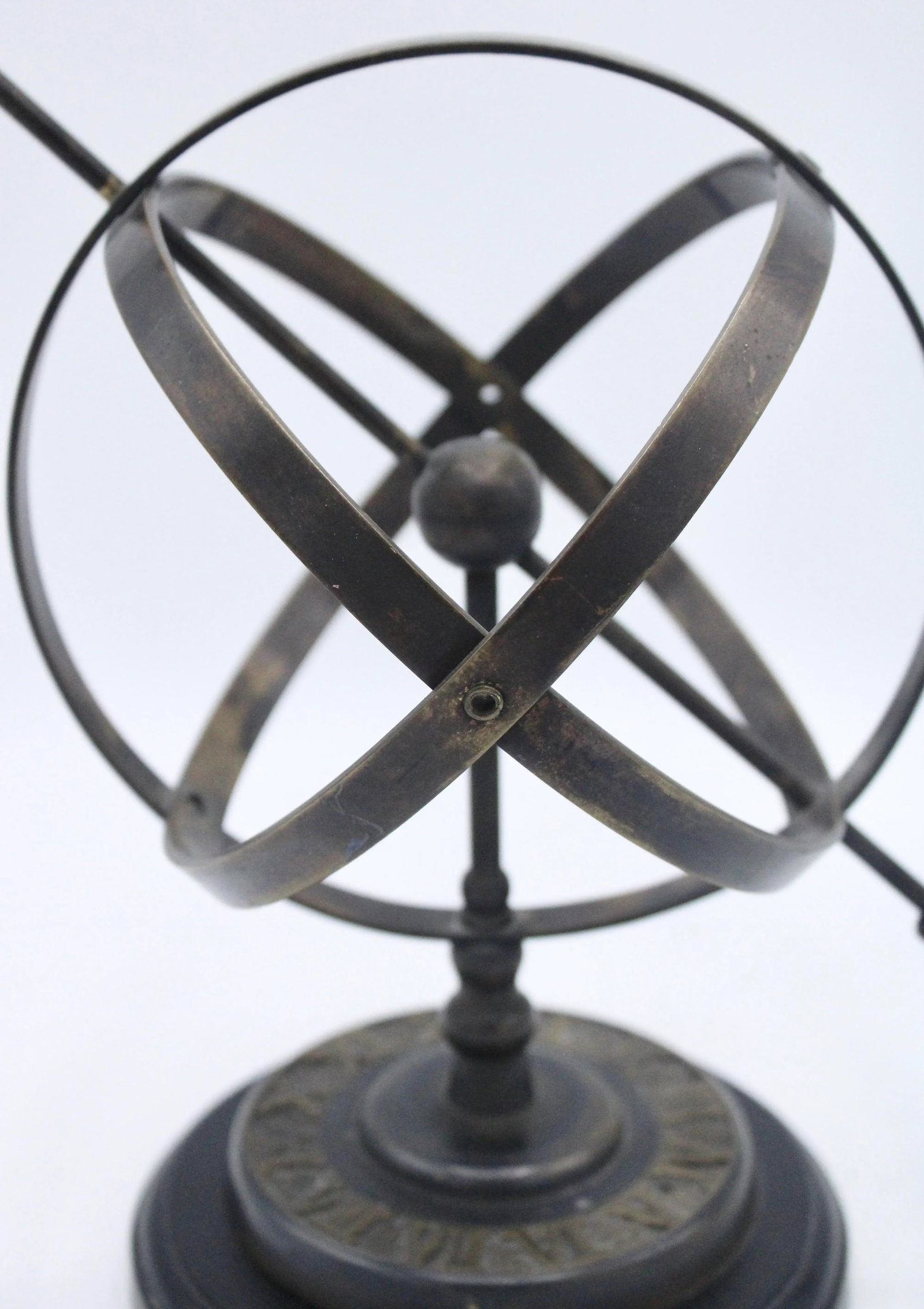 Vintage Metal Armillary Globe - 7