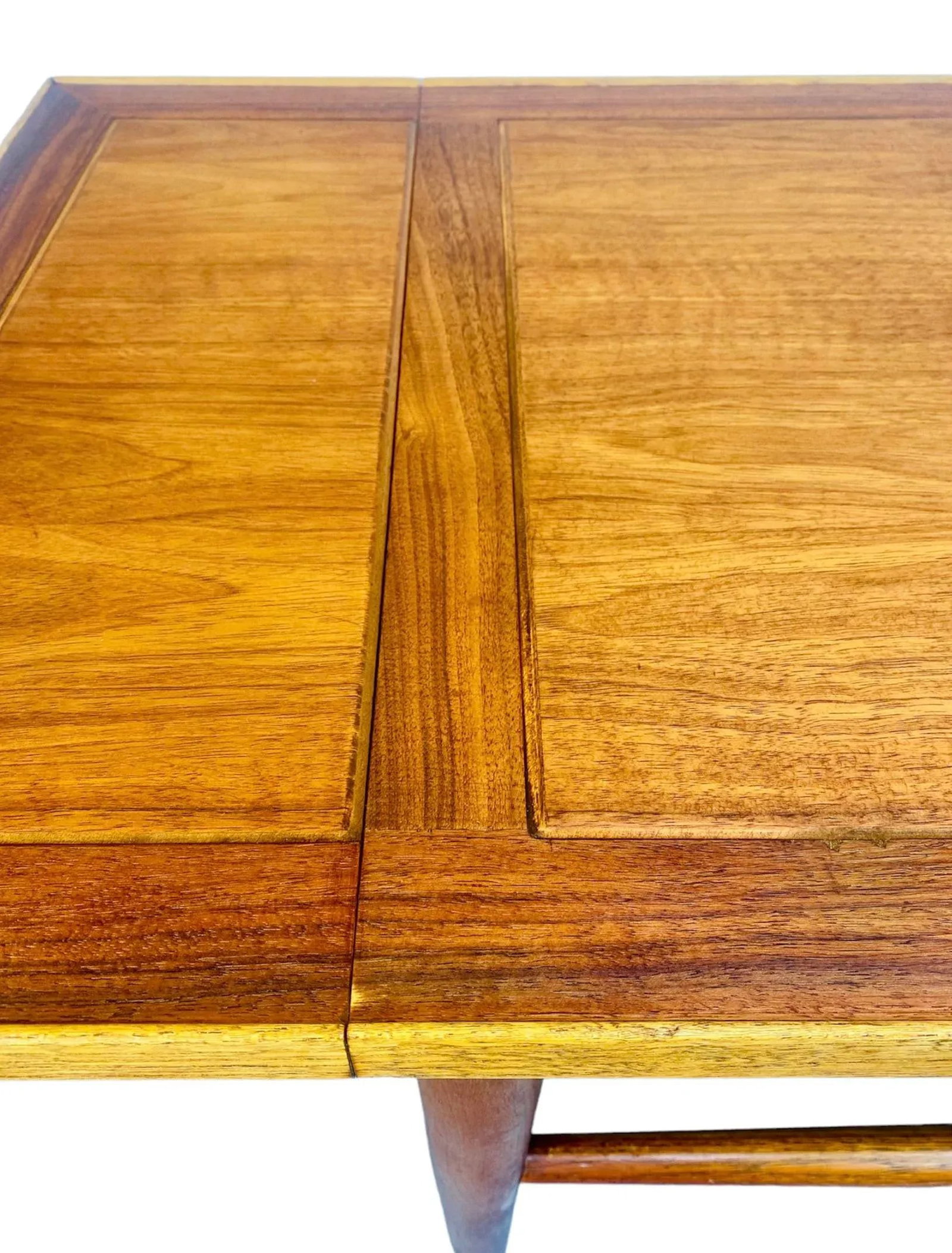 1950s Mid Century Modern Lane Copenhagen Drop Leaf Walnut Side Table - 11