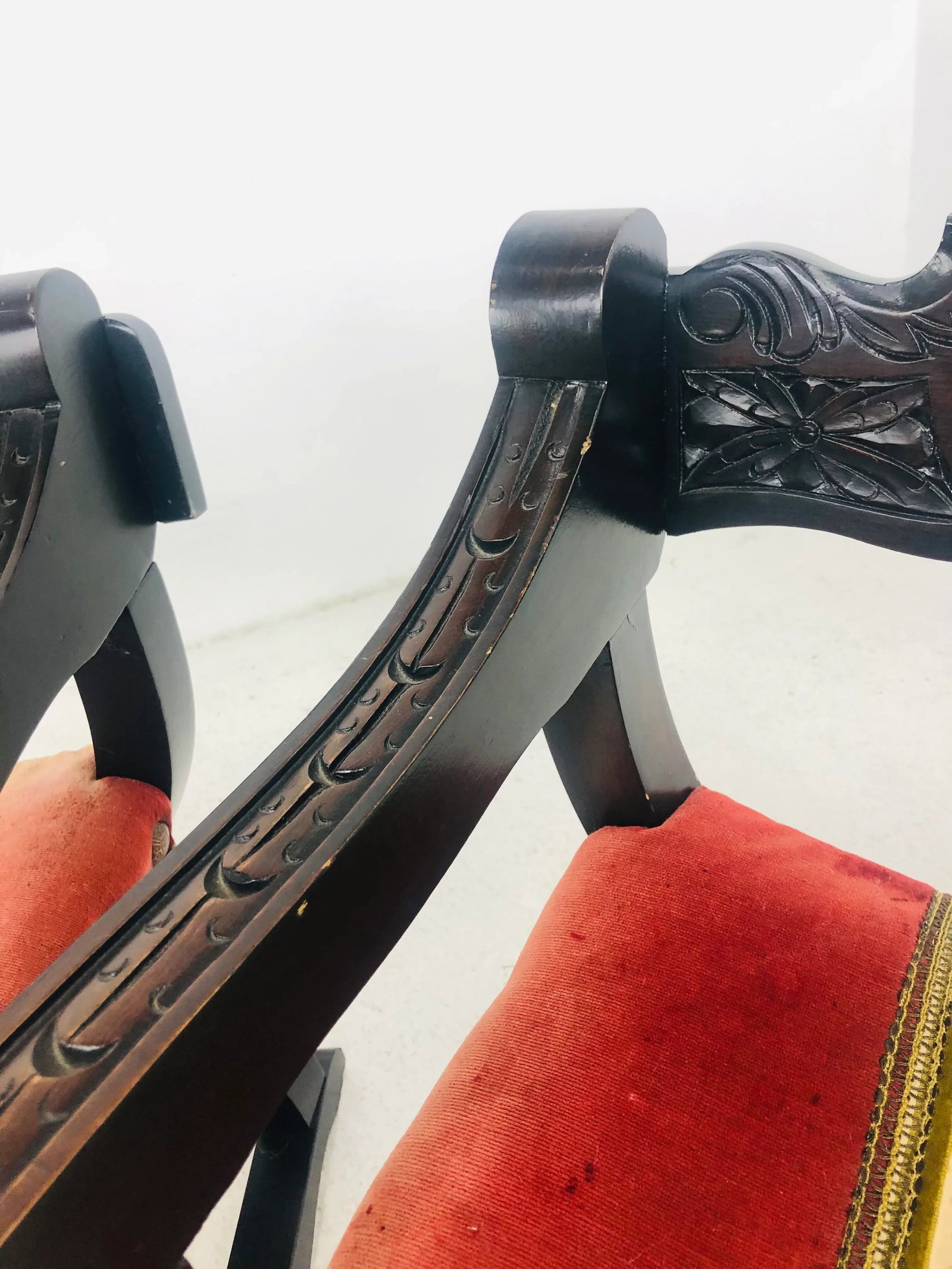 Pair of Italian Dante Chairs - 11