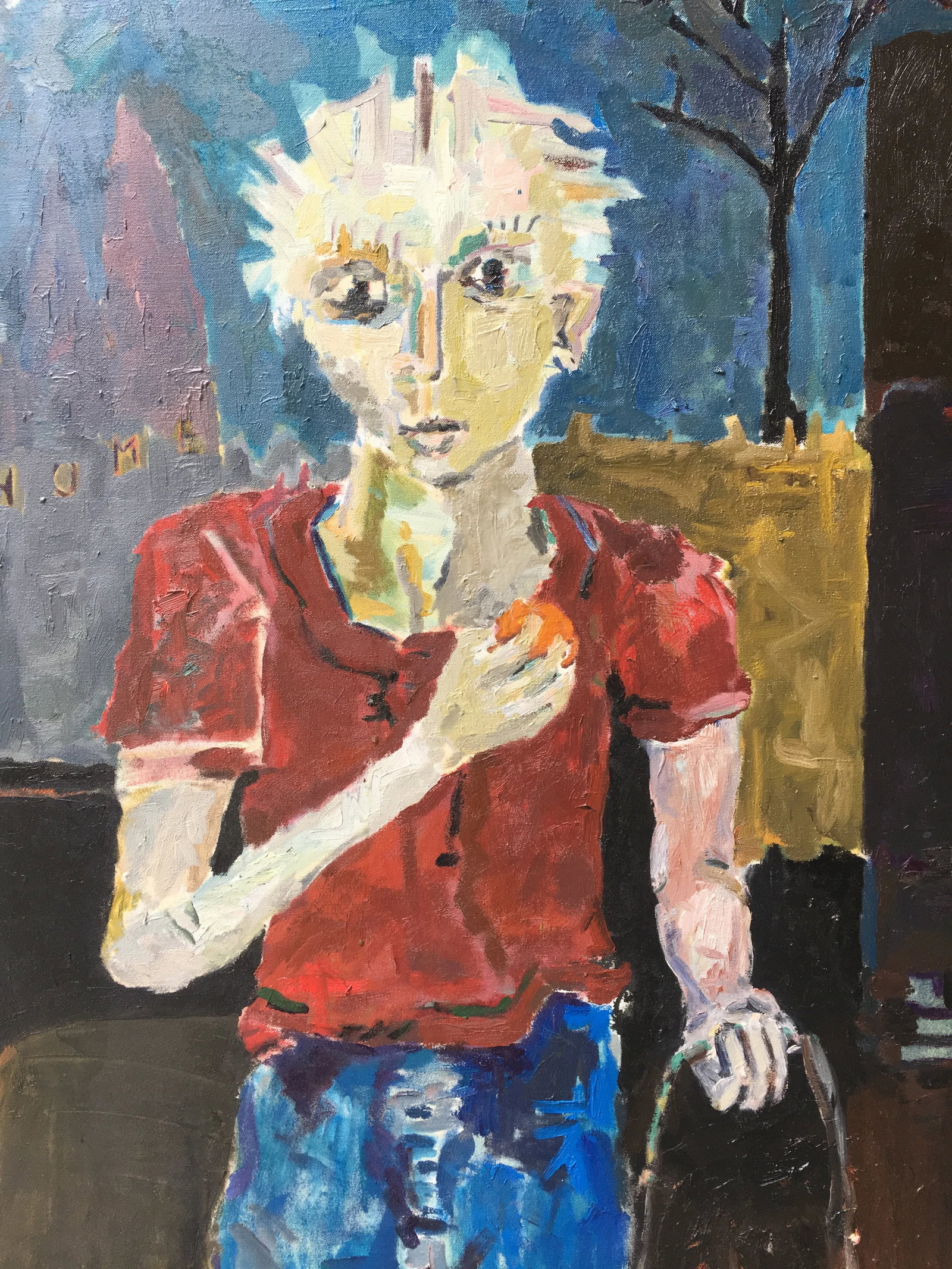 Paul Rinaldi Original Portrait Painting - 3