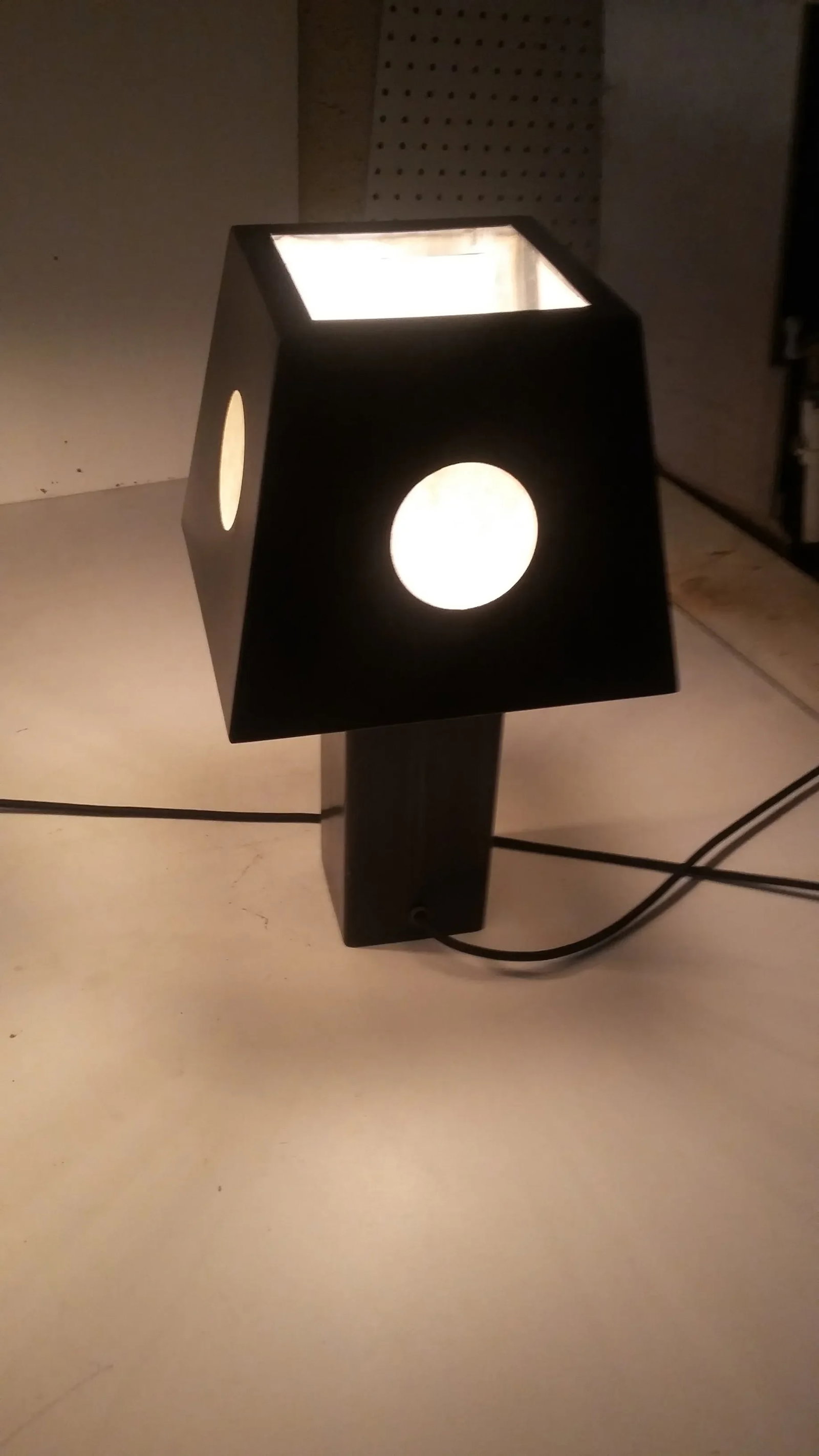 Bronze and Steel Spree Table Lamps - A Pair - 3